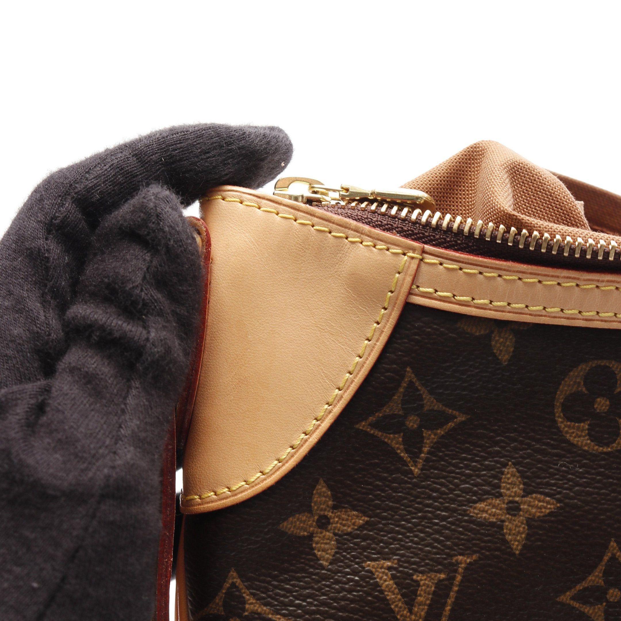 Louis Vuitton Louis Vuitton Odeon Pm Monogram Shoulder Bag Leather Brown Size ONE SIZE - 9 Thumbnail