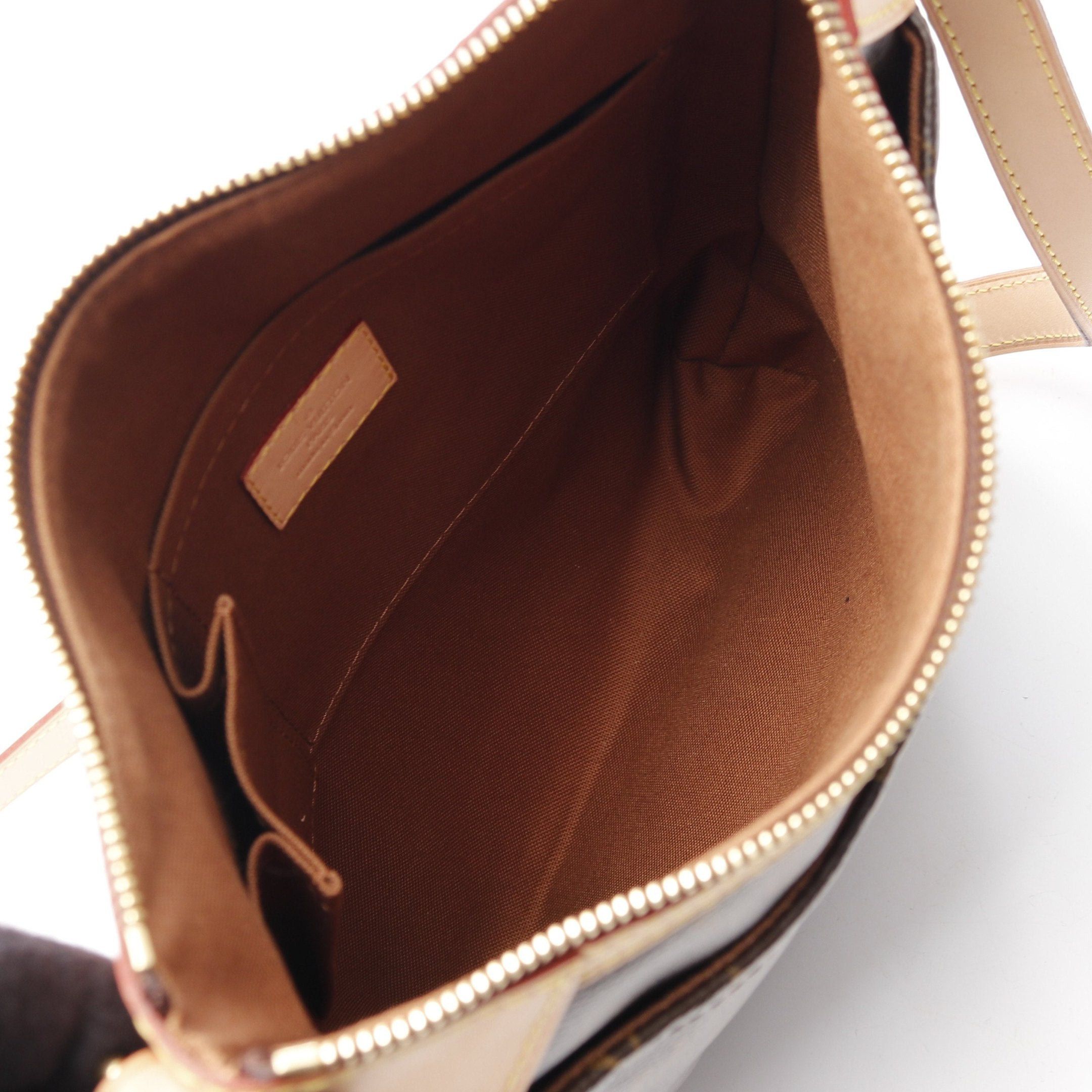Louis Vuitton Louis Vuitton Odeon Pm Monogram Shoulder Bag Leather Brown Size ONE SIZE - 3 Thumbnail