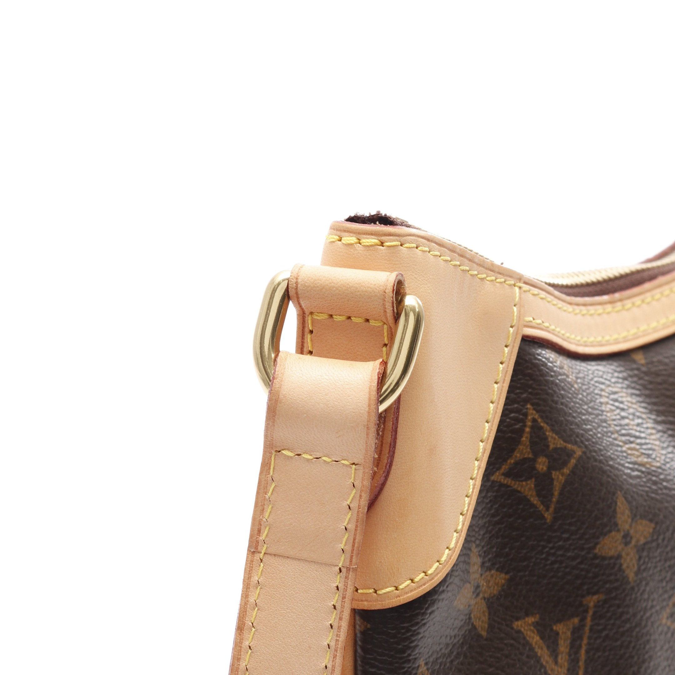Louis Vuitton Louis Vuitton Odeon Pm Monogram Shoulder Bag Leather Brown Size ONE SIZE - 8 Thumbnail