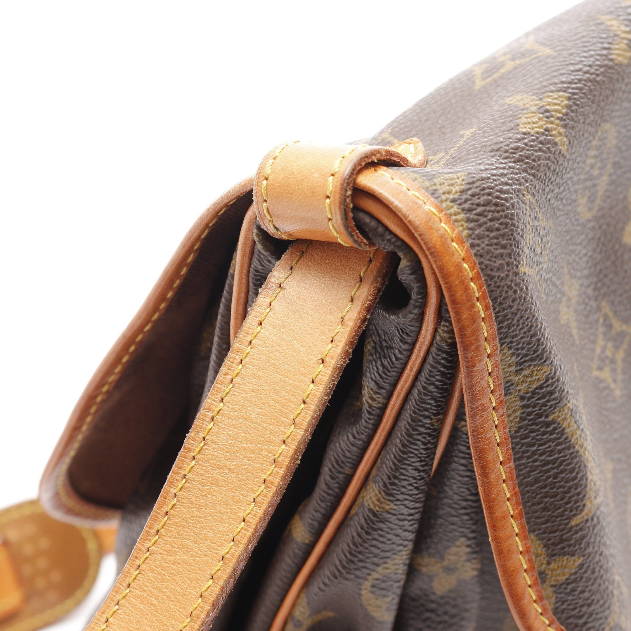 Louis Vuitton Louis Vuitton Saumur 30 Monogram Shoulder Bag Leather Brown Size ONE SIZE - 7 Thumbnail