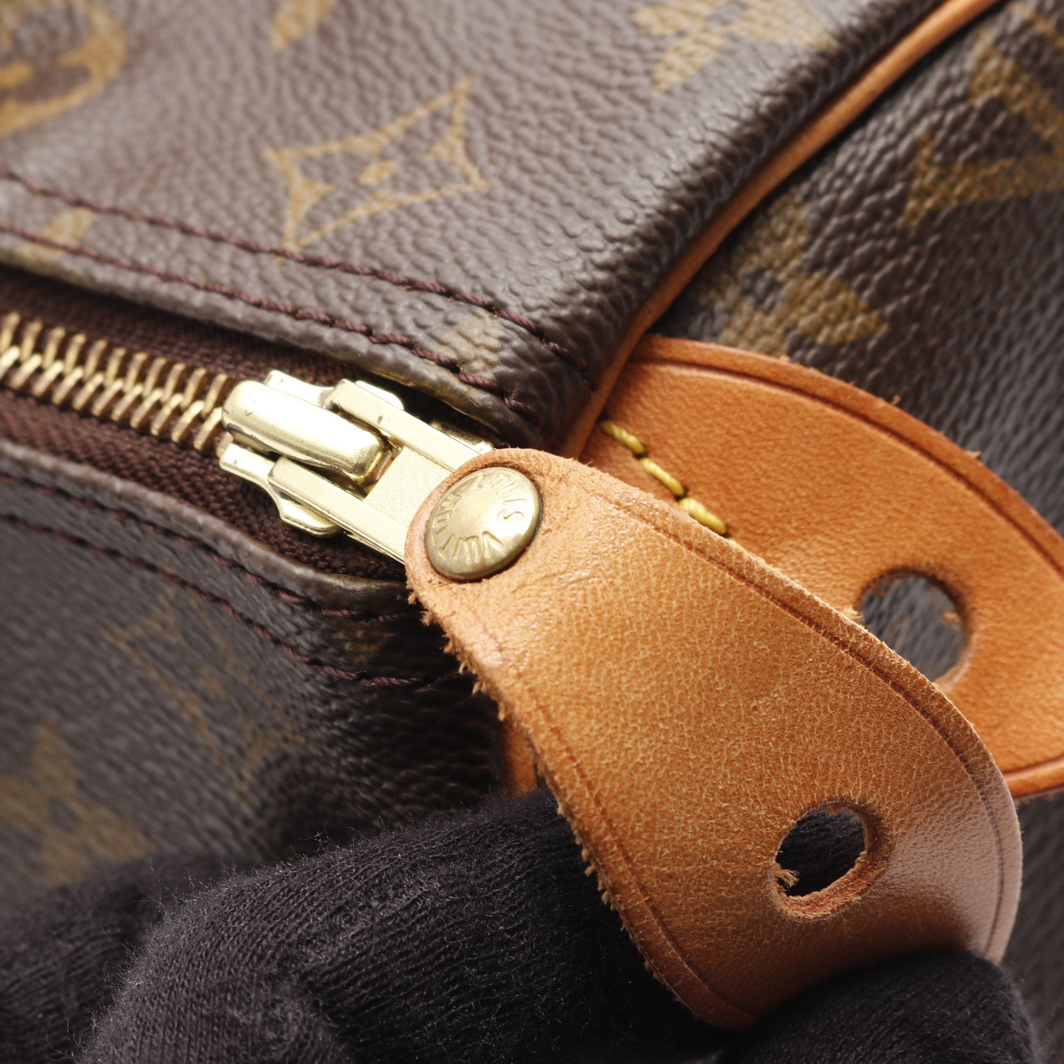 Louis Vuitton Louis Vuitton Speedy 30 Monogram Handbag Leather Brown Size ONE SIZE - 9 Thumbnail