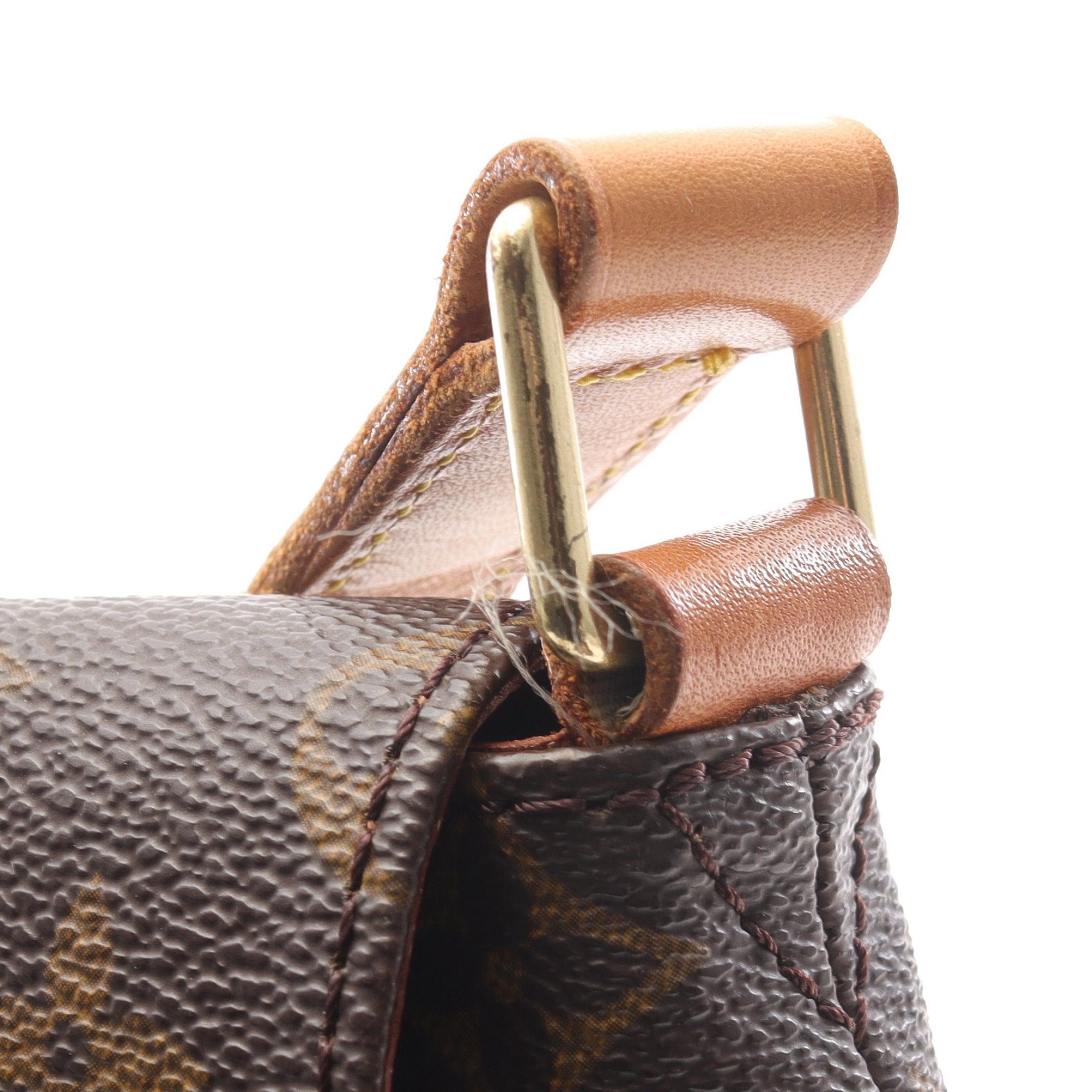 Louis Vuitton Louis Vuitton Musette Monogram Shoulder Bag Leather Brown Size ONE SIZE - 8 Thumbnail