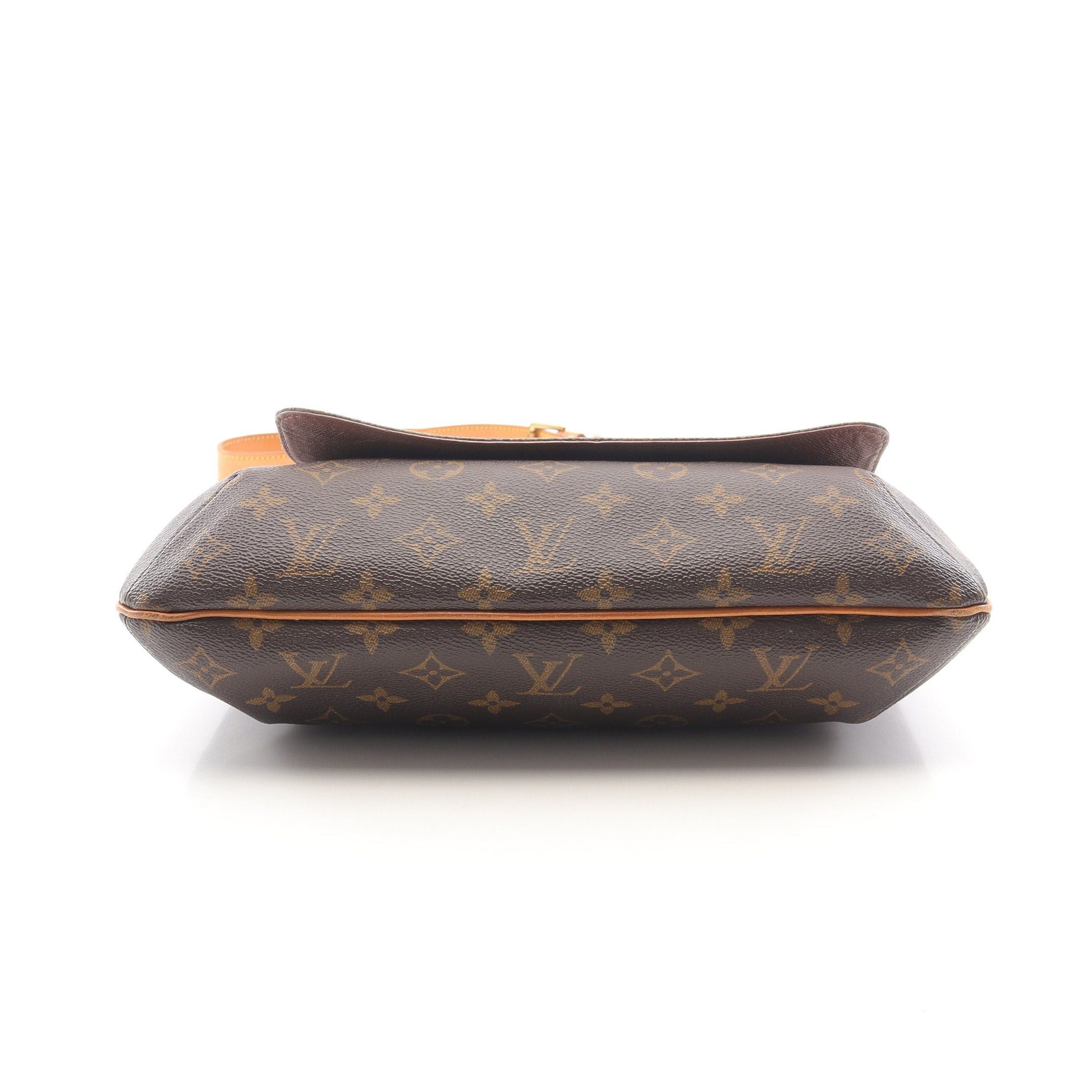 Louis Vuitton Louis Vuitton Musette Monogram Shoulder Bag Leather Brown Size ONE SIZE - 9 Thumbnail