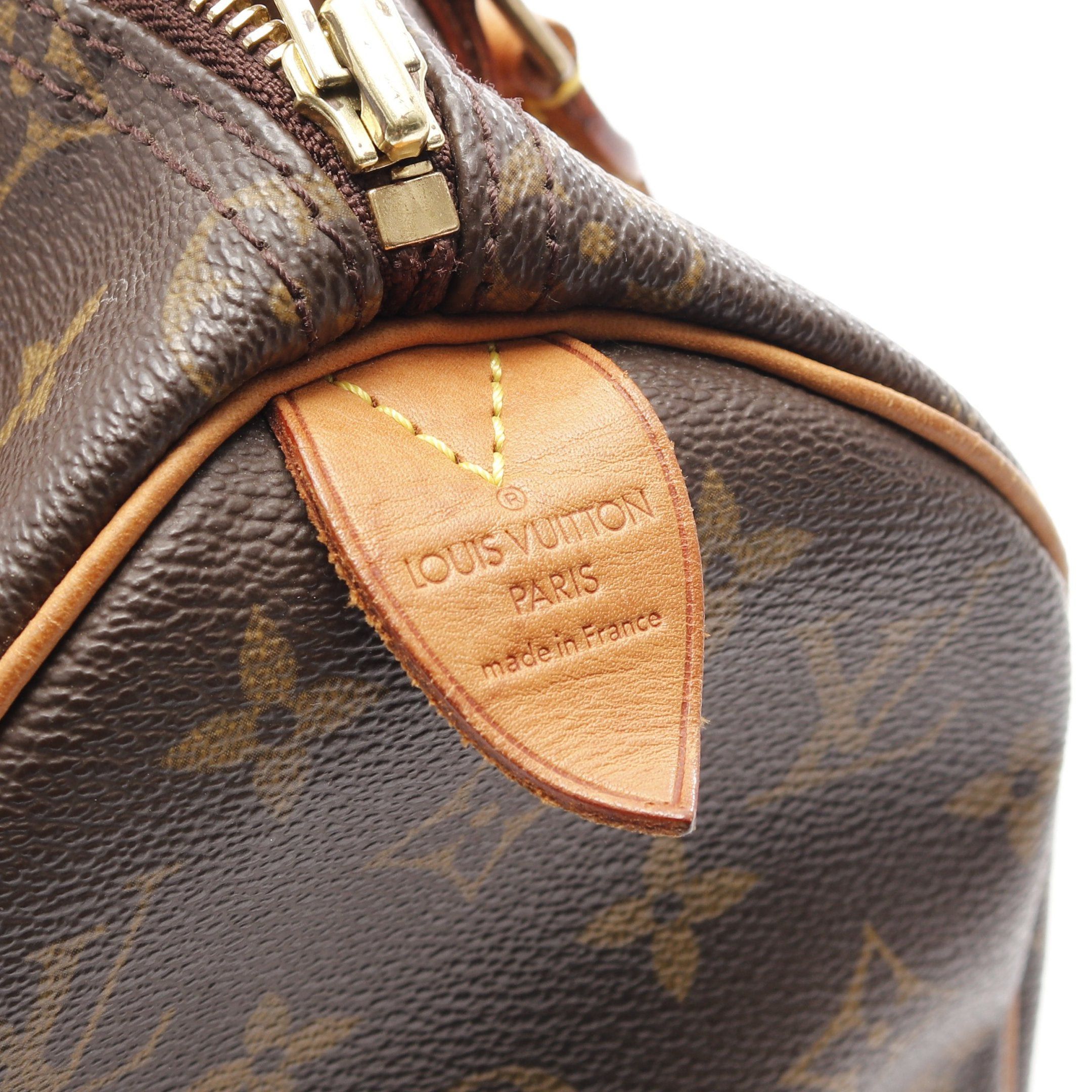Louis Vuitton Louis Vuitton Speedy 25 Monogram Handbag Leather Brown Size ONE SIZE - 4 Thumbnail