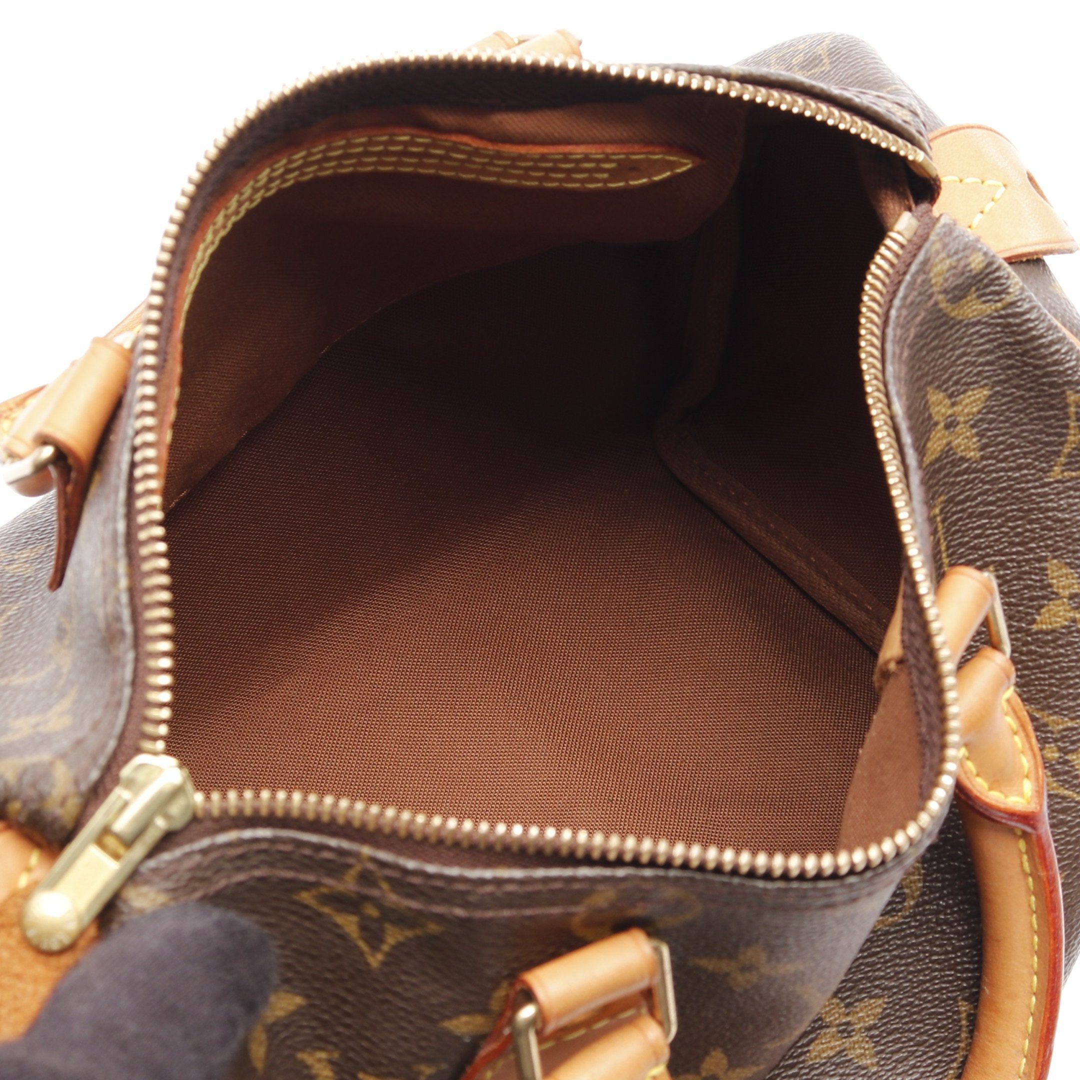 Louis Vuitton Louis Vuitton Speedy 25 Monogram Handbag Leather Brown Size ONE SIZE - 3 Thumbnail