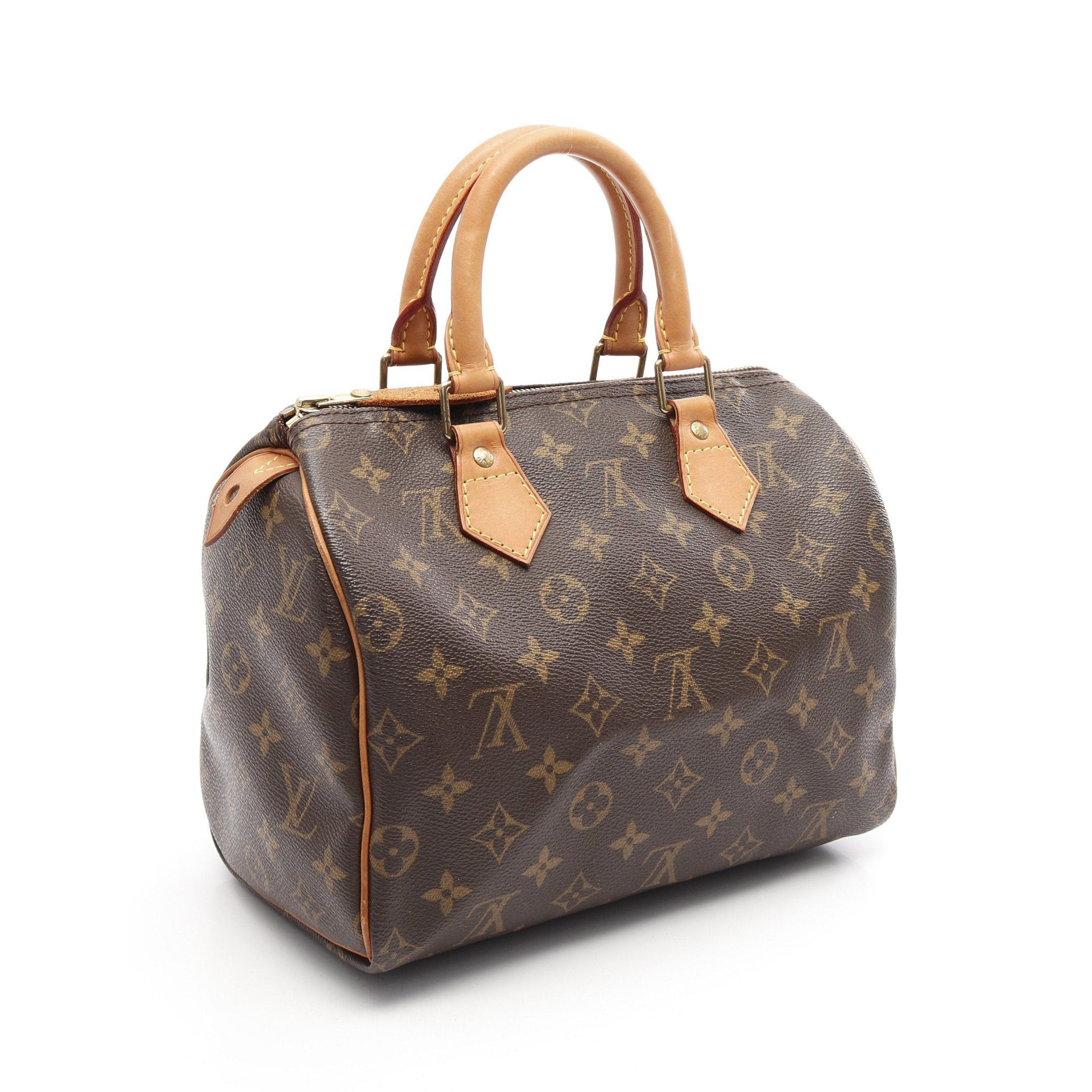 Louis Vuitton Louis Vuitton Speedy 25 Monogram Handbag Leather Brown Size ONE SIZE - 2 Thumbnail