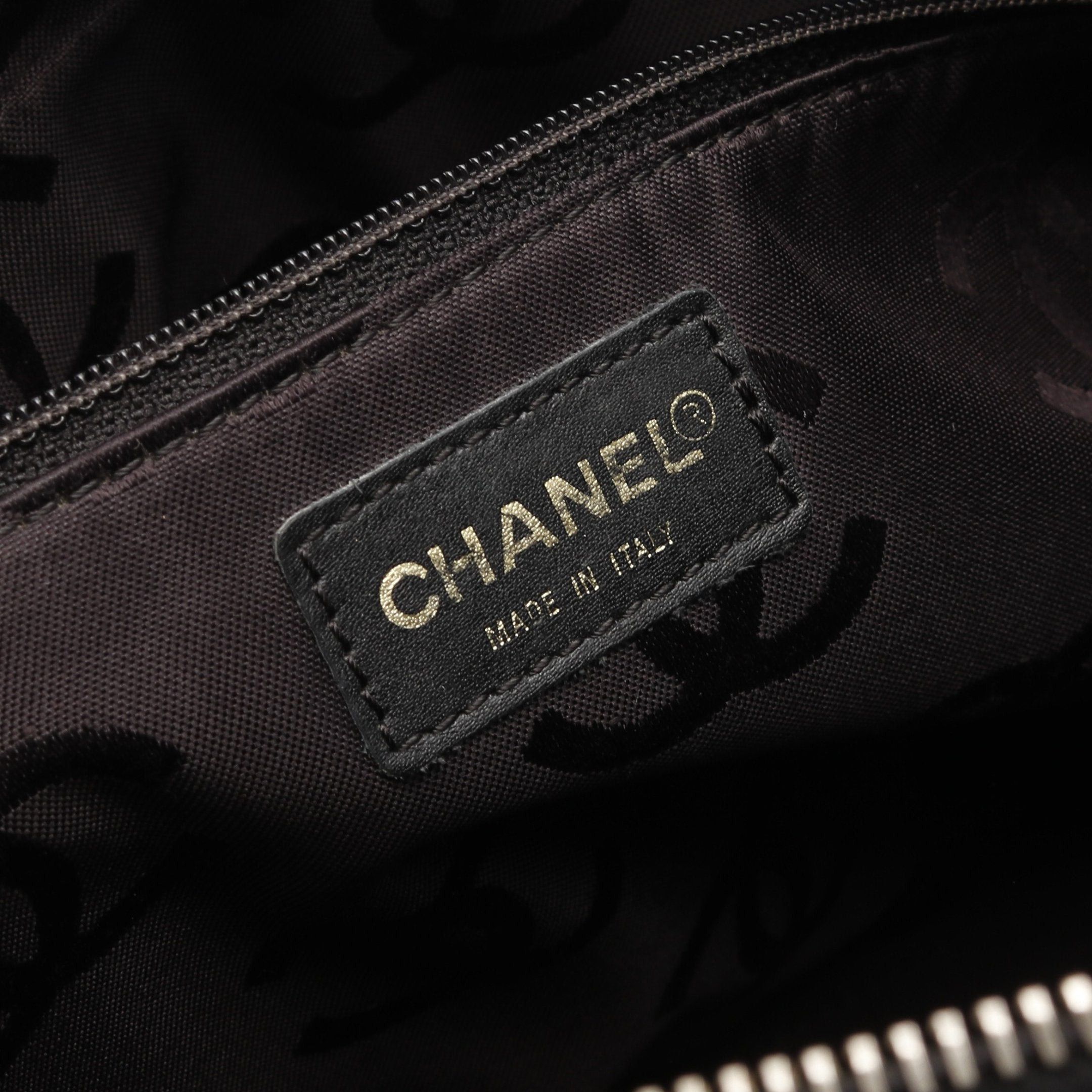 Chanel Chanel Coco Mark One Shoulder Bag Caviar Skin Black Brown Silver Hardware Size ONE SIZE - 4 Thumbnail