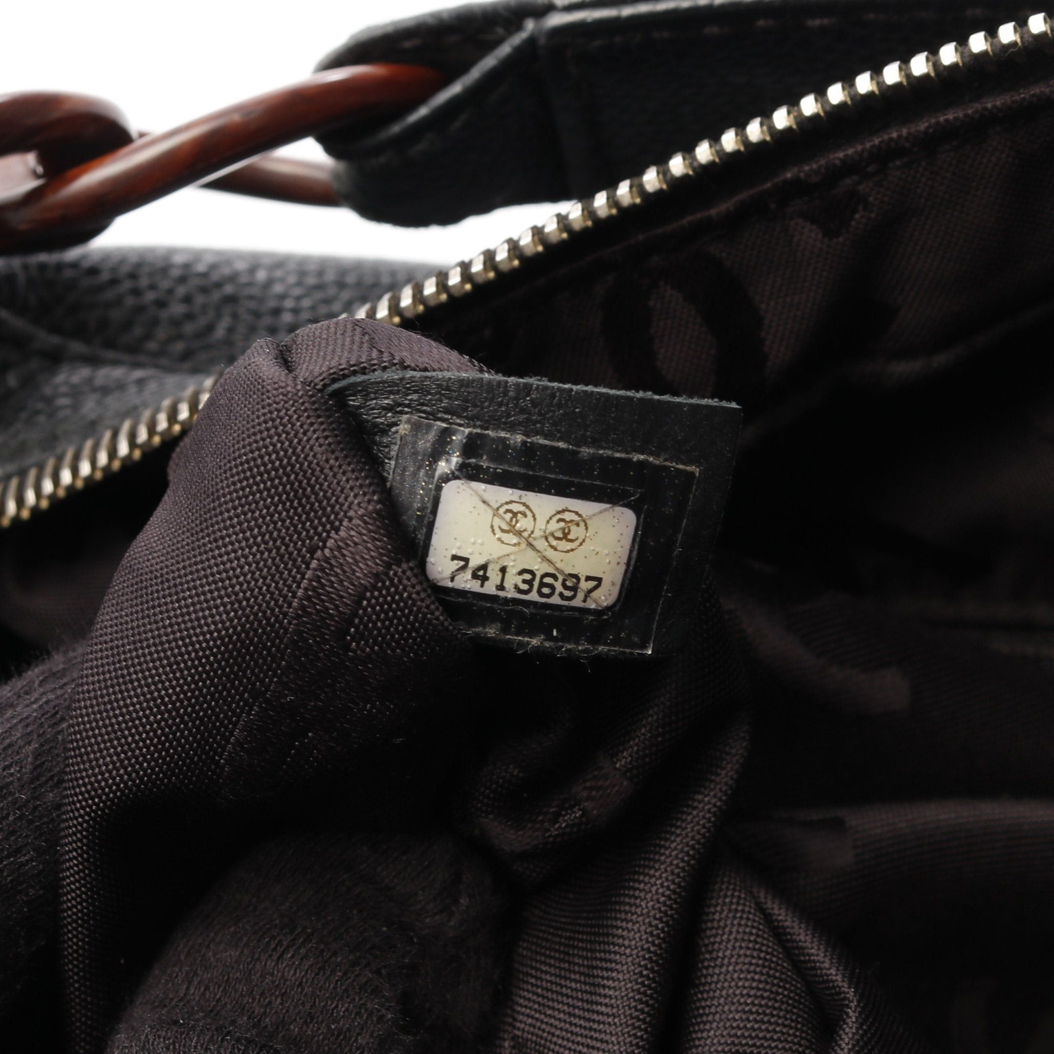Chanel Chanel Coco Mark One Shoulder Bag Caviar Skin Black Brown Silver Hardware Size ONE SIZE - 5 Thumbnail