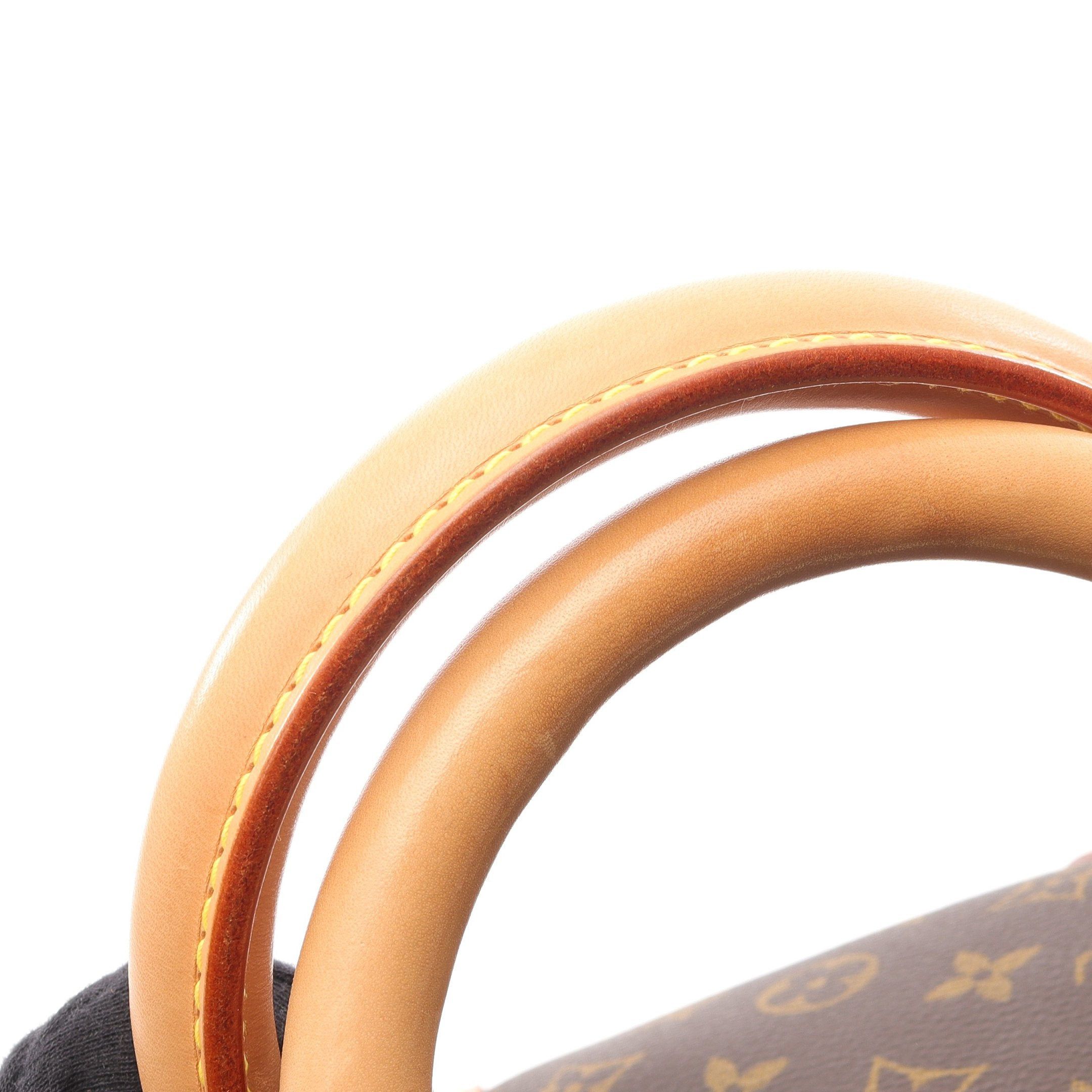 Louis Vuitton Louis Vuitton Keepall 50 Monogram Boston Bag Leather Brown Size ONE SIZE - 11 Thumbnail