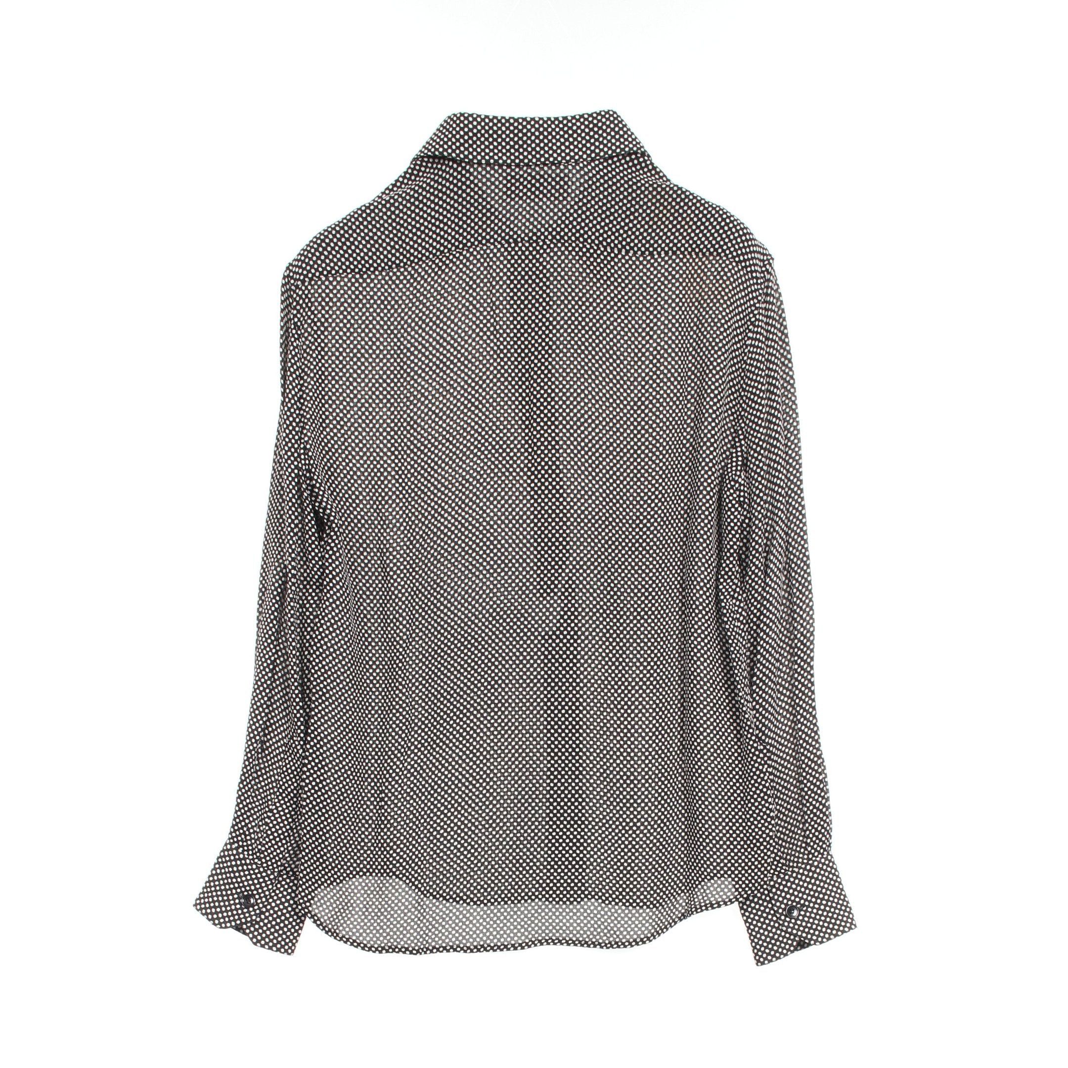 Celine Celine Shirt Dot Rayon Black White Size ONE SIZE - 2 Thumbnail
