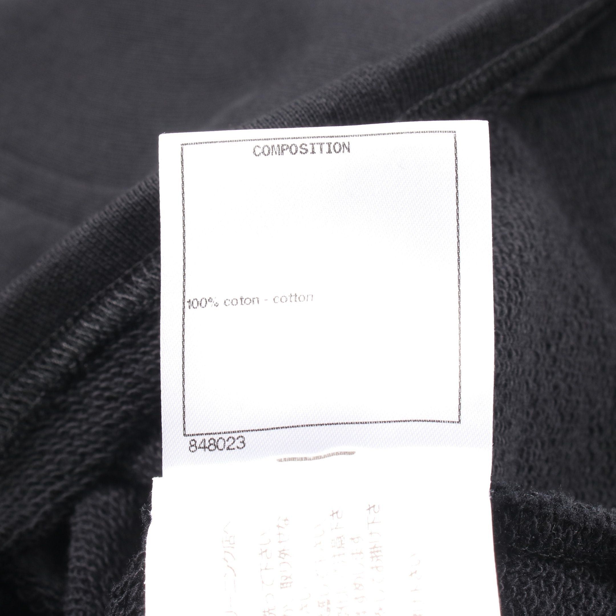 Chanel Chanel T-Shirt Logo Cotton Black Size ONE SIZE - 4 Thumbnail