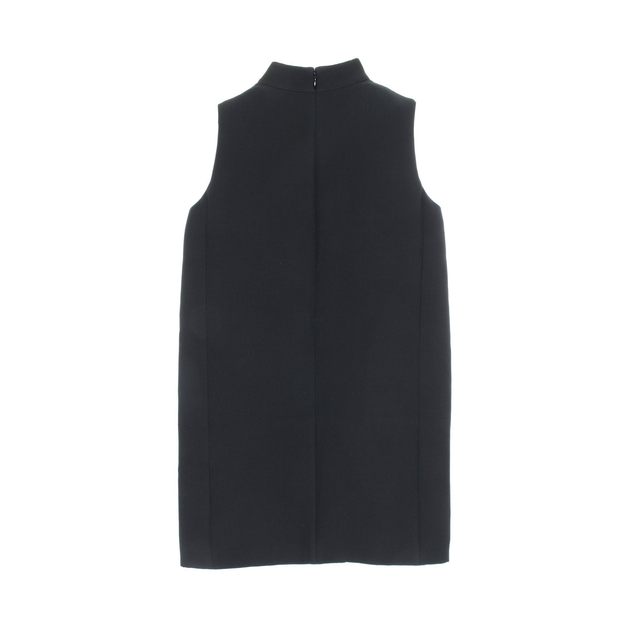 Dior Dior One Piece Stand Collar Wool Silk Black Size ONE SIZE - 2 Thumbnail