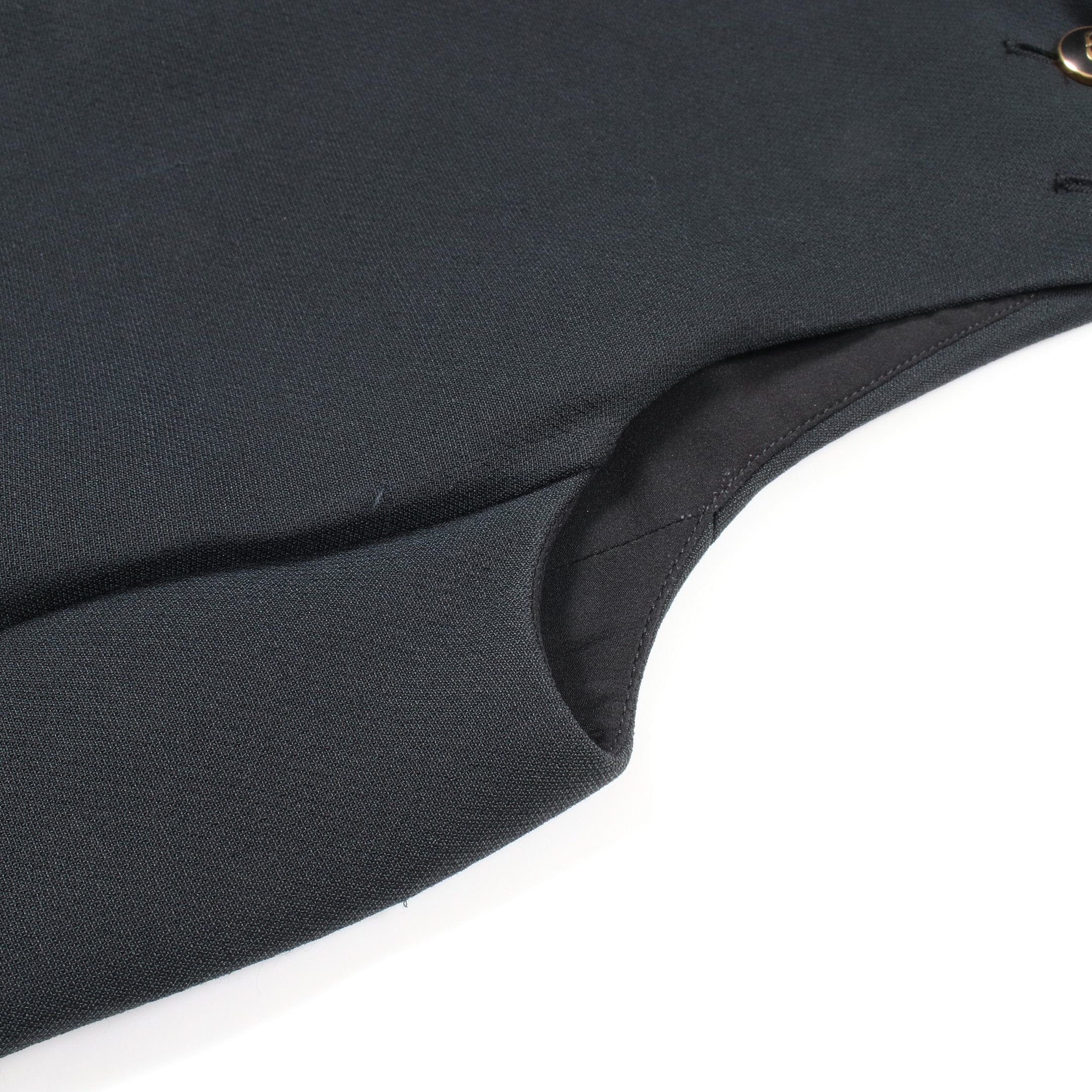 Dior Dior One Piece Stand Collar Wool Silk Black Size ONE SIZE - 7 Thumbnail