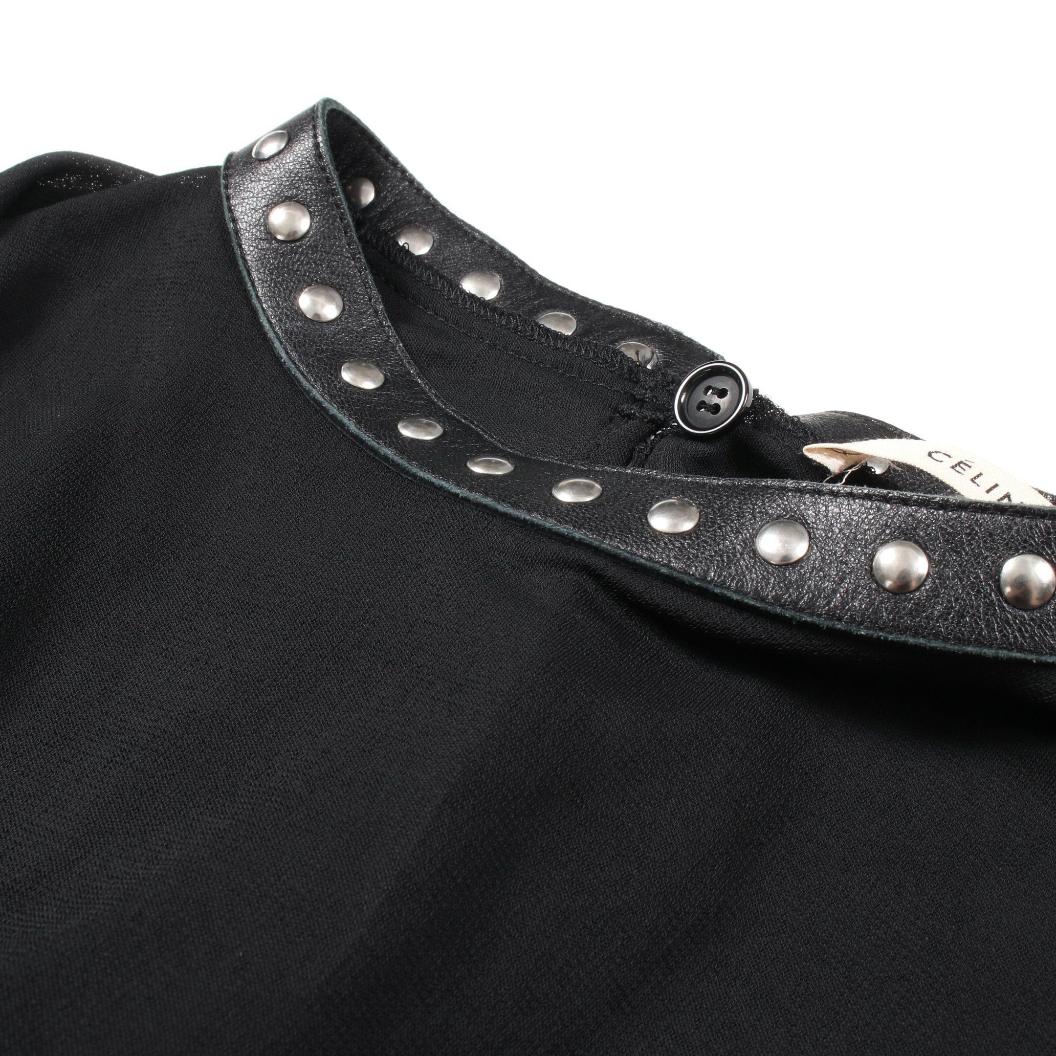 Celine Celine One Piece Lamb Leather Black Studs Size ONE SIZE - 7 Thumbnail