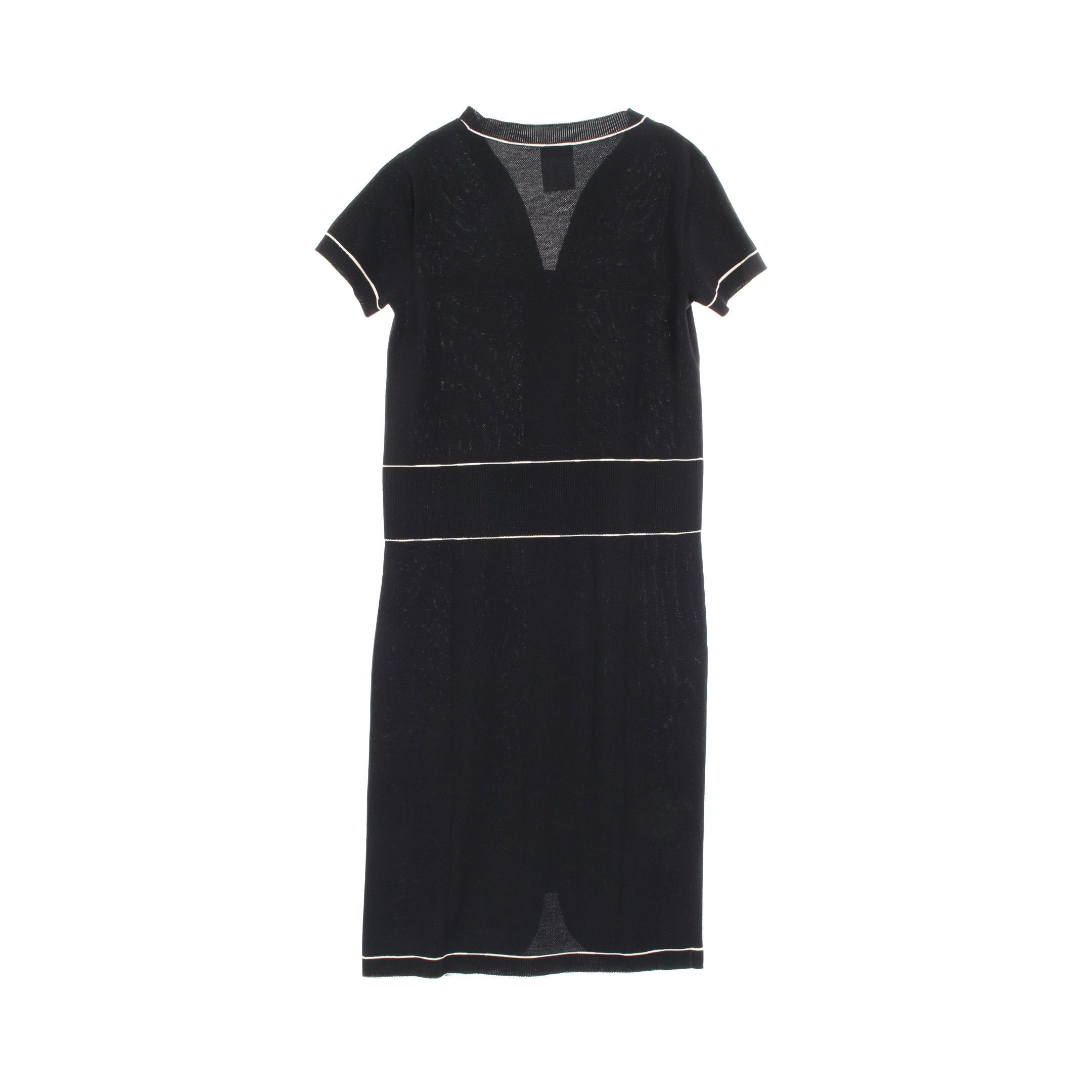 Chanel Chanel One Piece Cotton Black Off White Size ONE SIZE - 2 Thumbnail