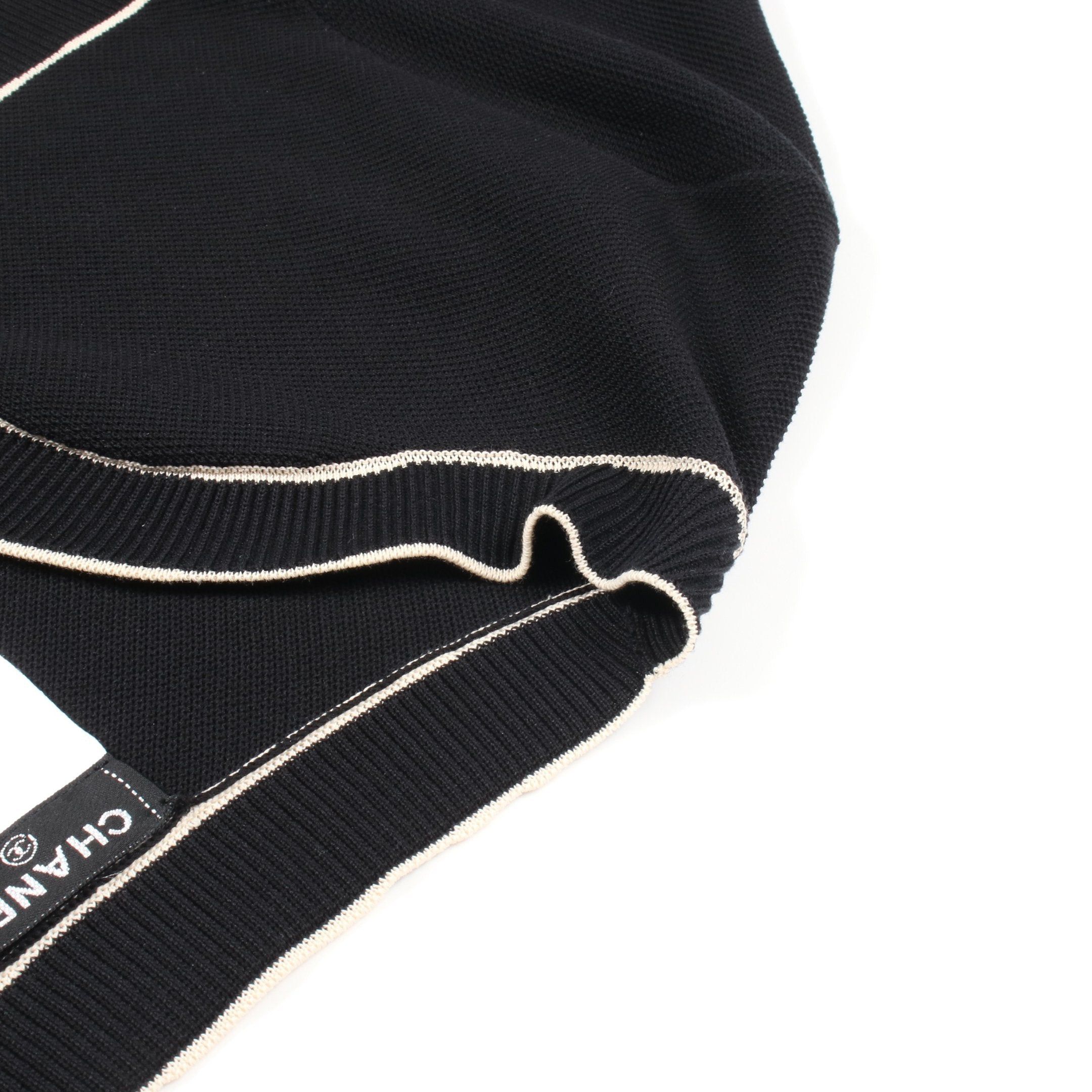 Chanel Chanel One Piece Cotton Black Off White Size ONE SIZE - 6 Thumbnail