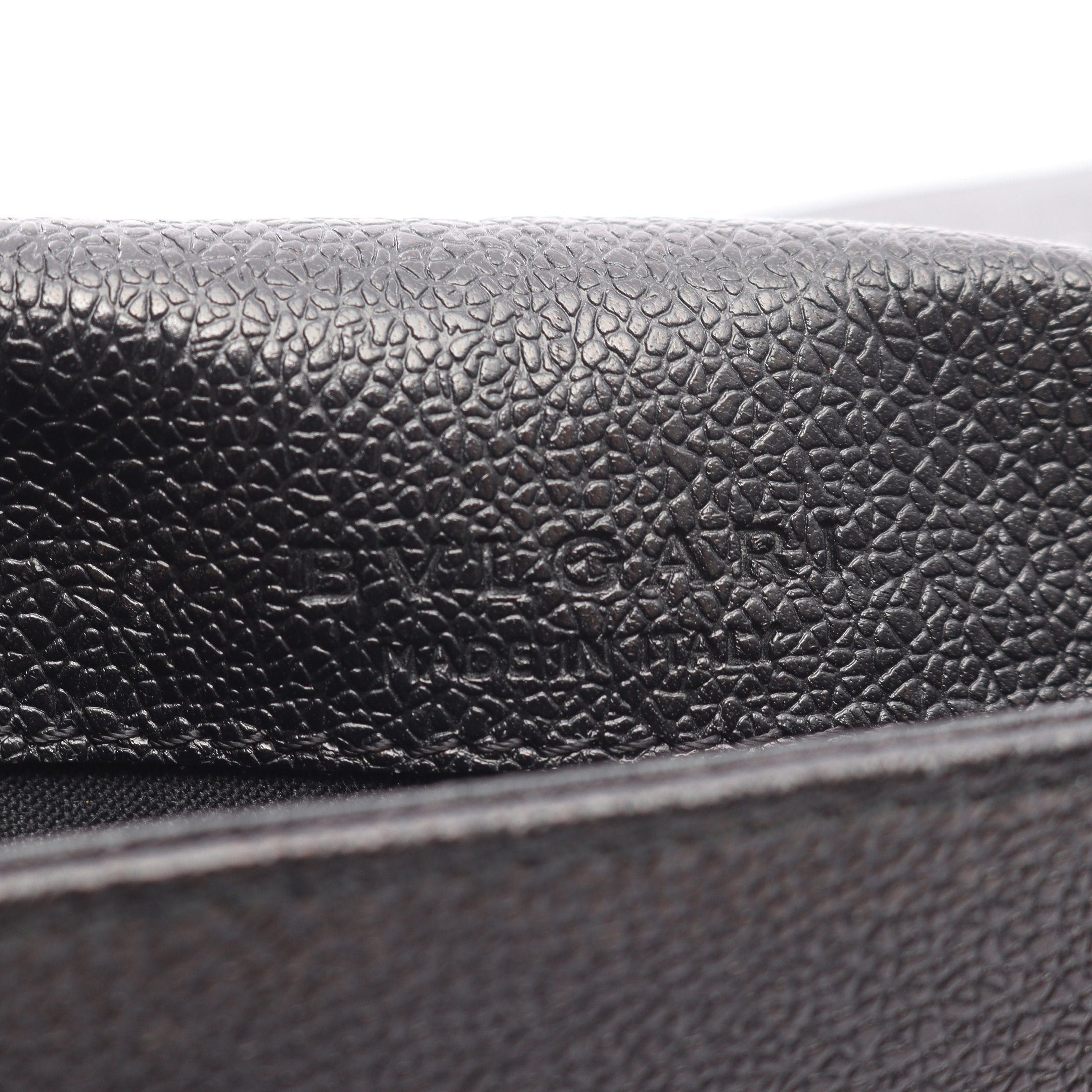 Bvlgari Bvlgari Clutch Bag Second Leather Black Size ONE SIZE - 4 Thumbnail