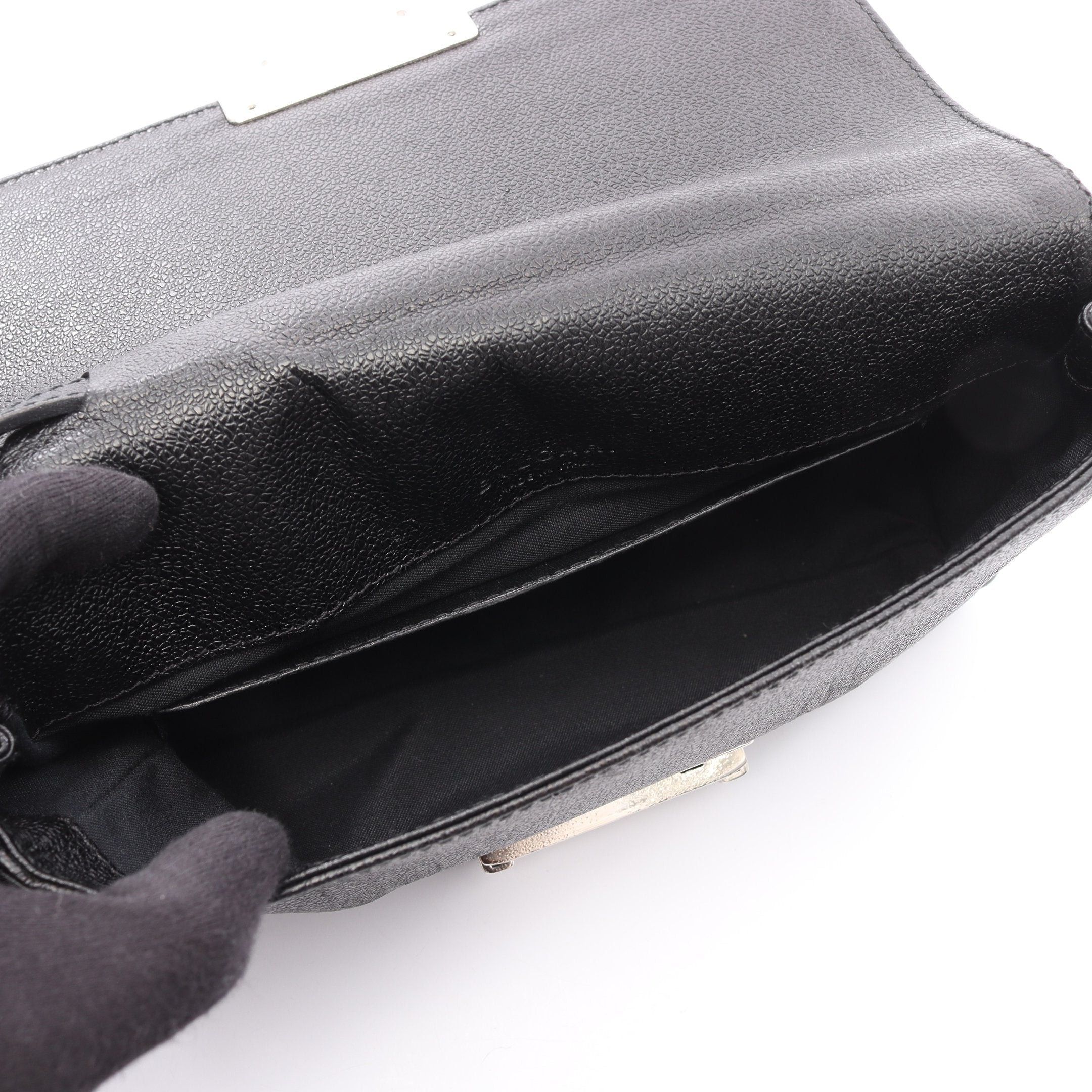 Bvlgari Bvlgari Clutch Bag Second Leather Black Size ONE SIZE - 3 Thumbnail