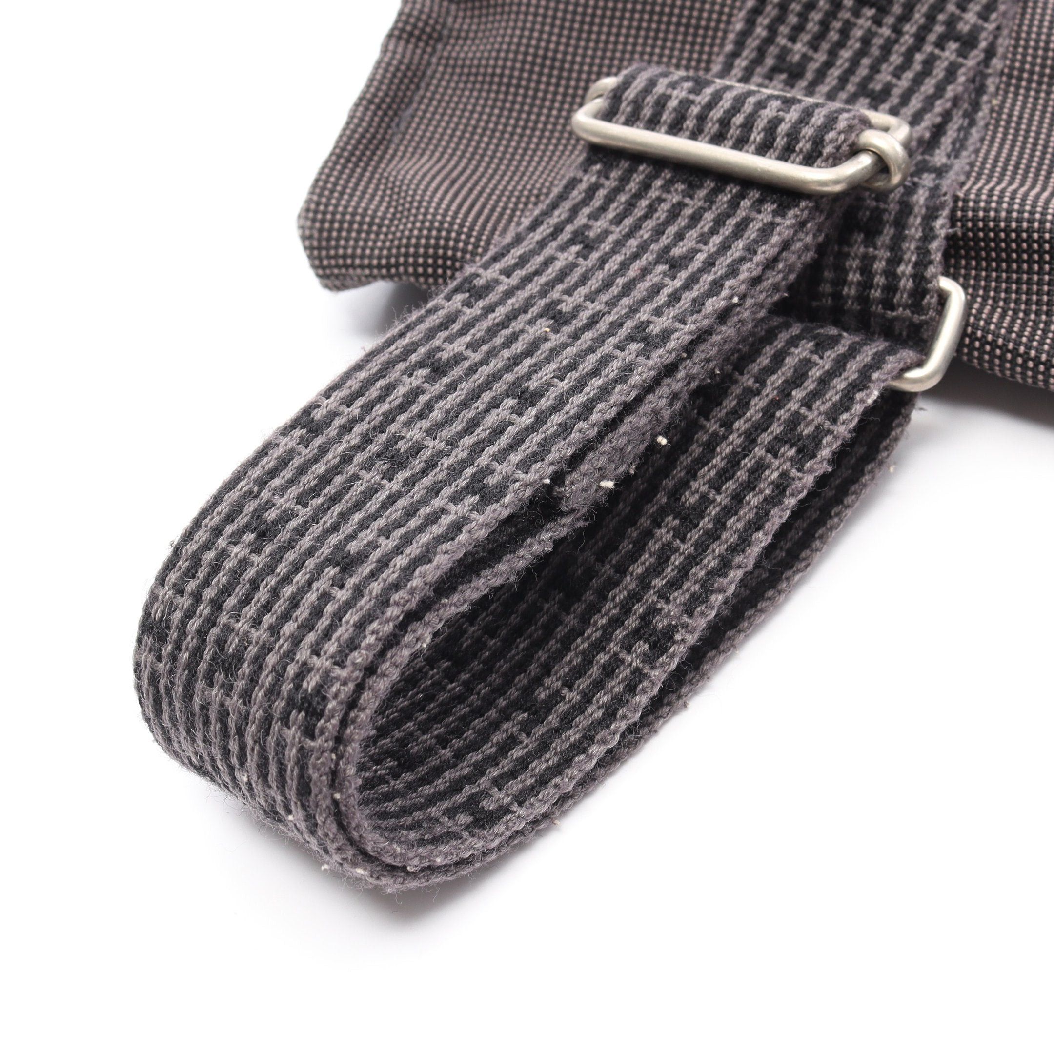 Hermes Hermes Yell Line Ado Mm Backpack Rucksack Nylon Canvas Dark Gray Silver Hardware Size ONE SIZE - 7 Thumbnail