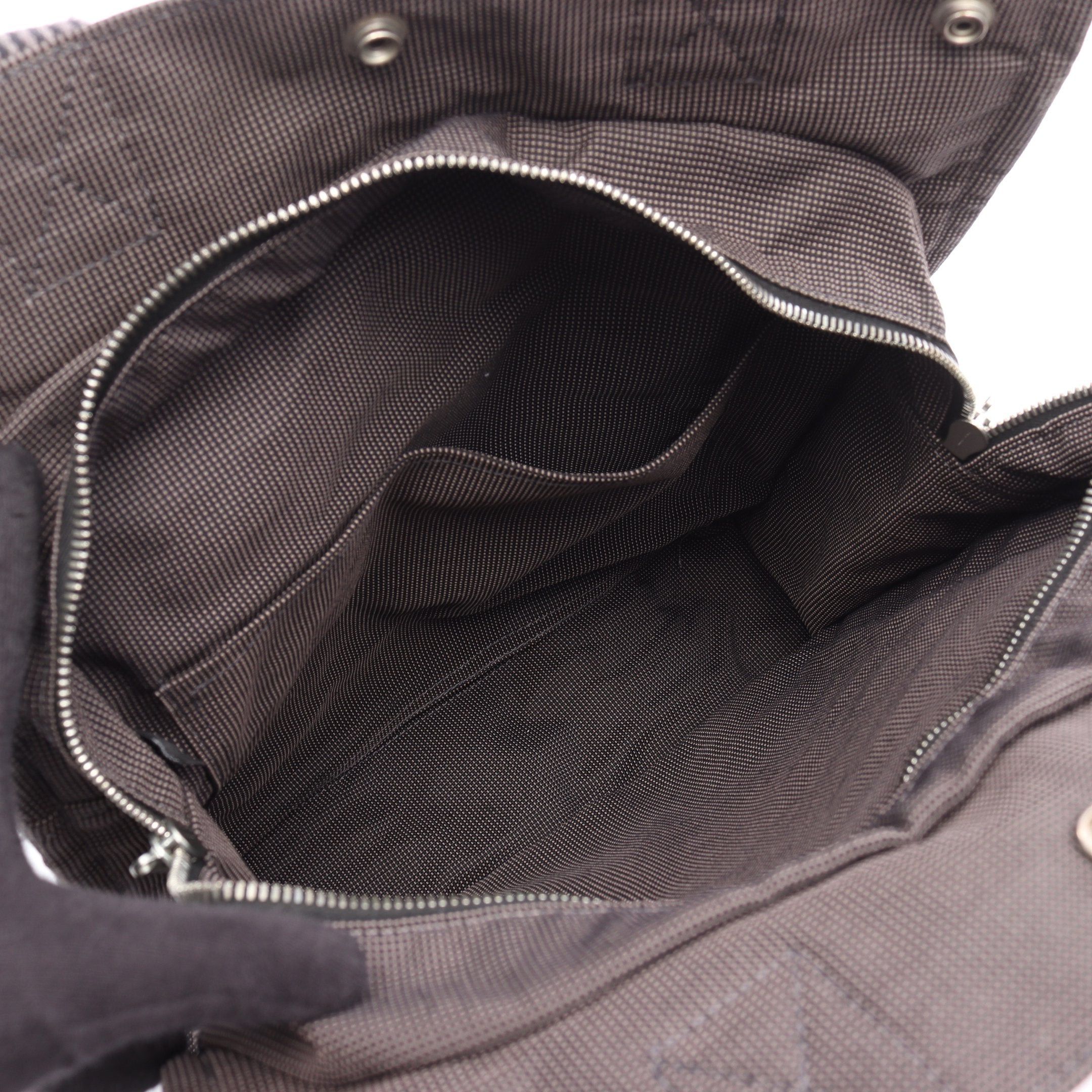Hermes Hermes Yell Line Ado Mm Backpack Rucksack Nylon Canvas Dark Gray Silver Hardware Size ONE SIZE - 3 Thumbnail