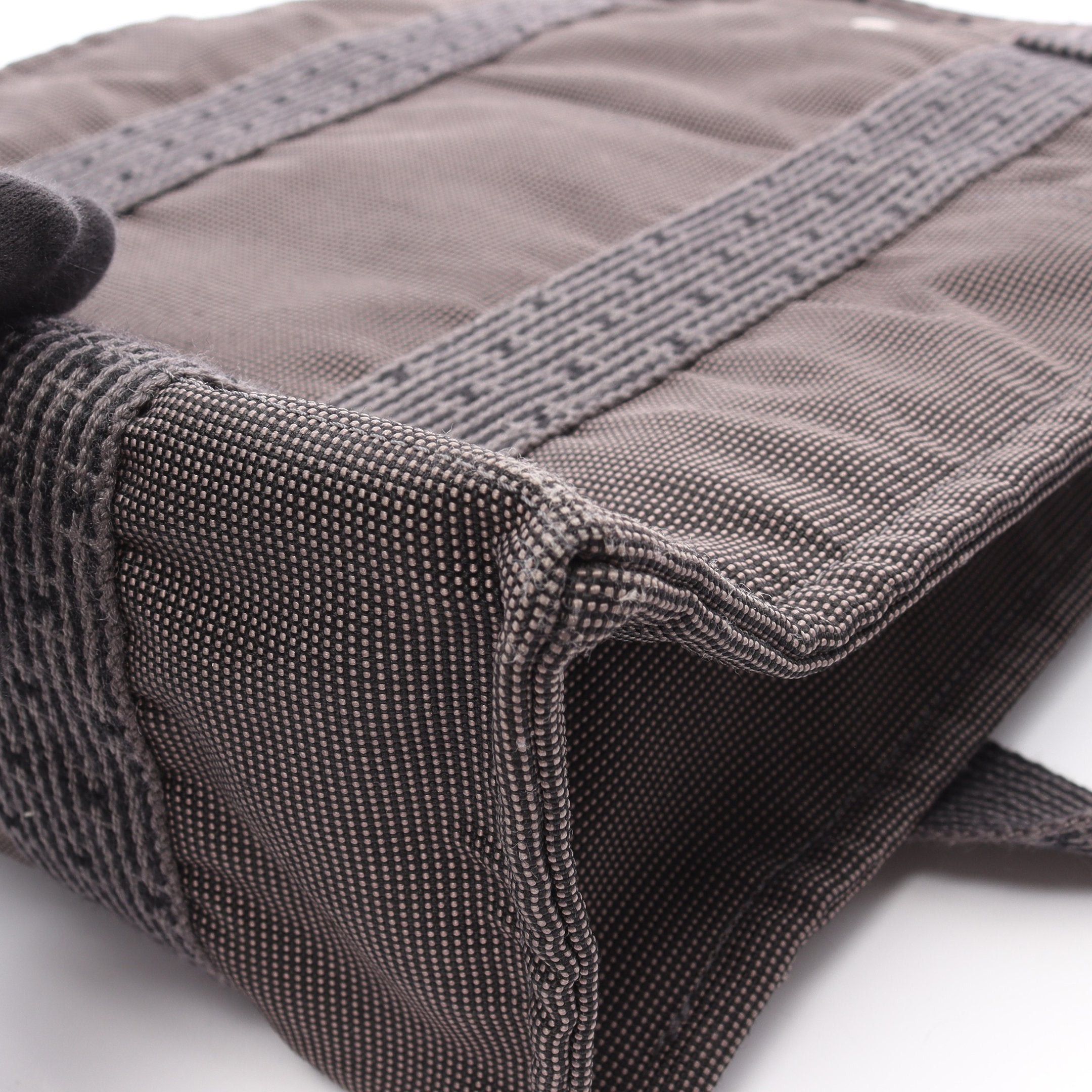 Hermes Hermes Yell Line Ado Mm Backpack Rucksack Nylon Canvas Dark Gray Silver Hardware Size ONE SIZE - 6 Thumbnail