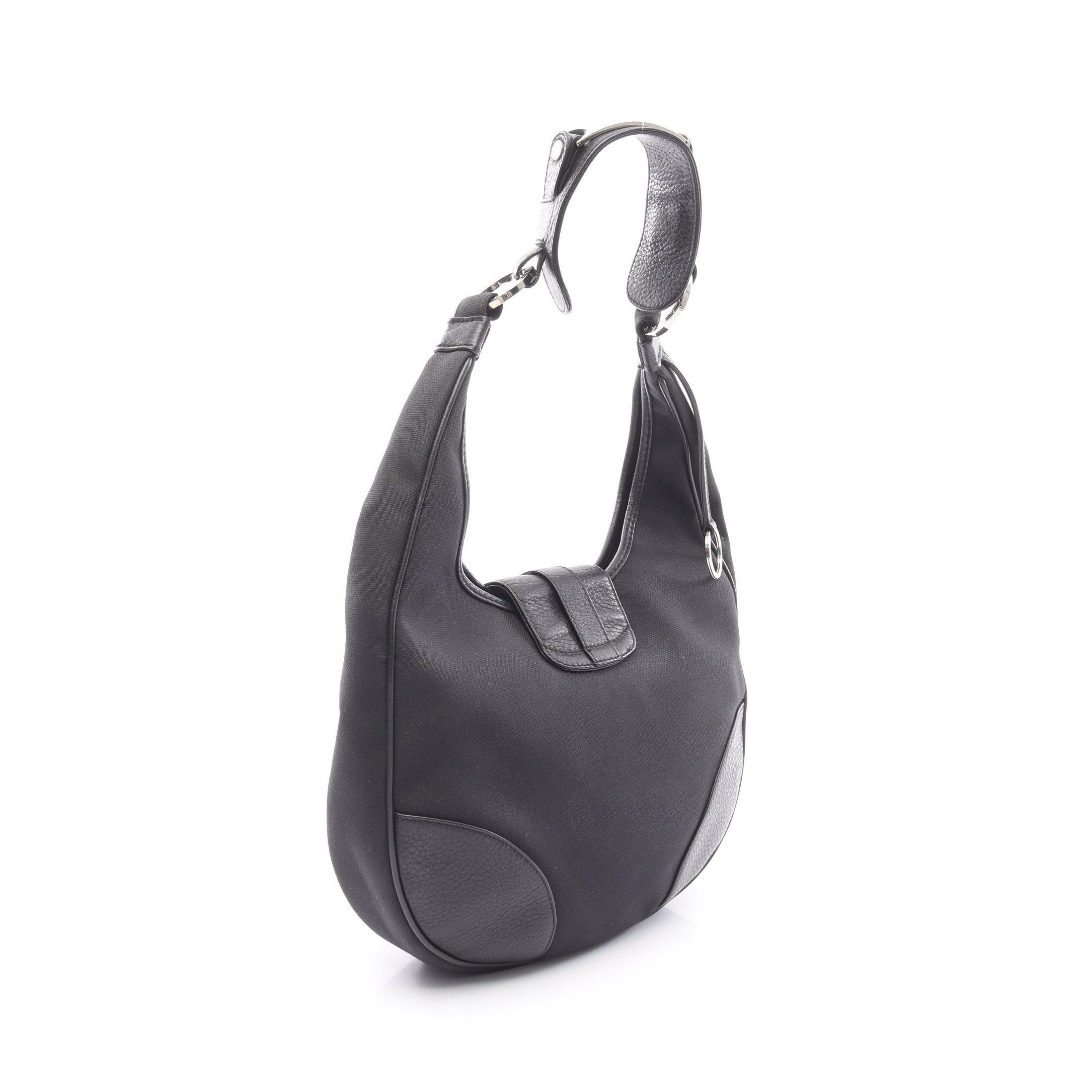 Bvlgari Bvlgari One Shoulder Bag Canvas Leather Black Size ONE SIZE - 2 Thumbnail