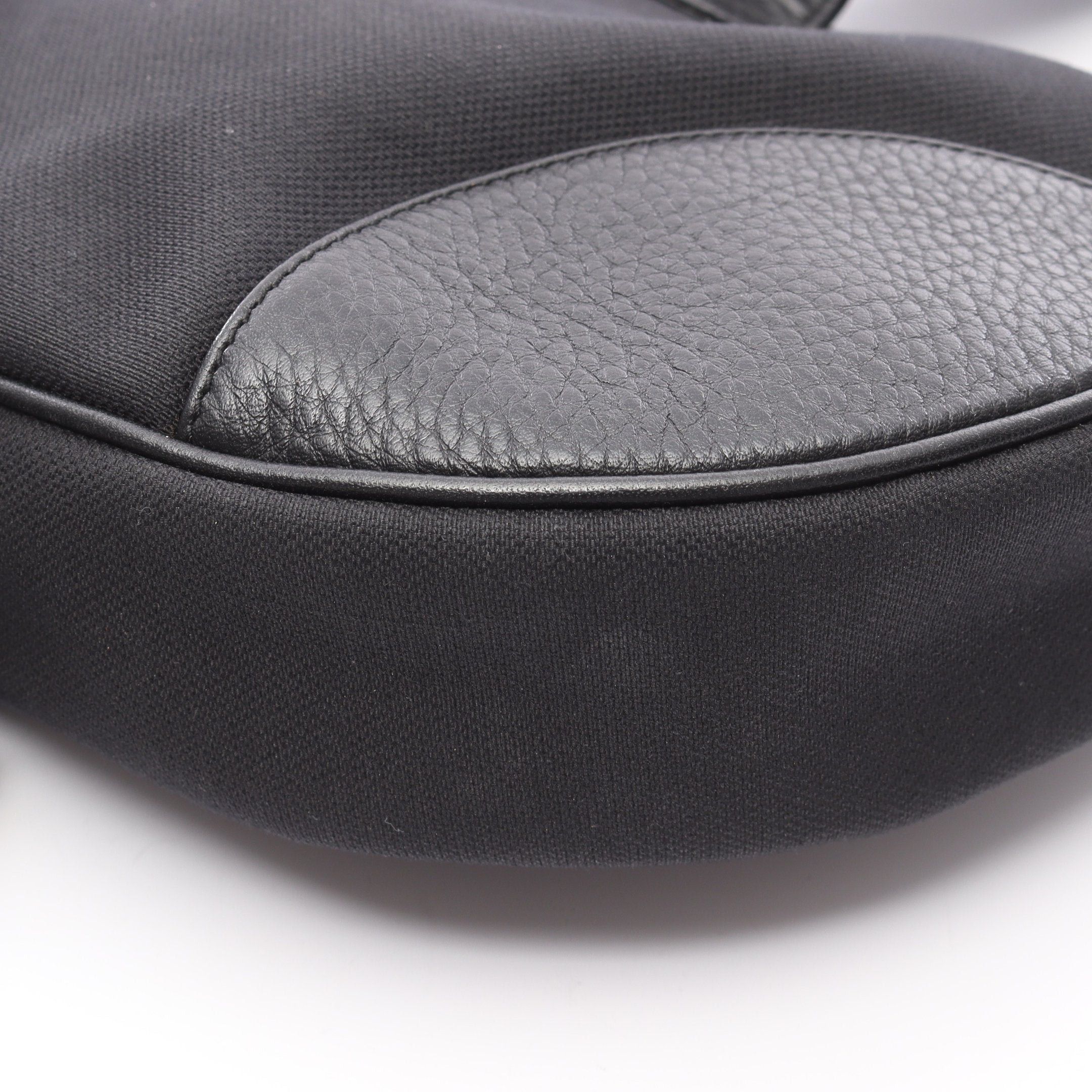 Bvlgari Bvlgari One Shoulder Bag Canvas Leather Black Size ONE SIZE - 9 Thumbnail