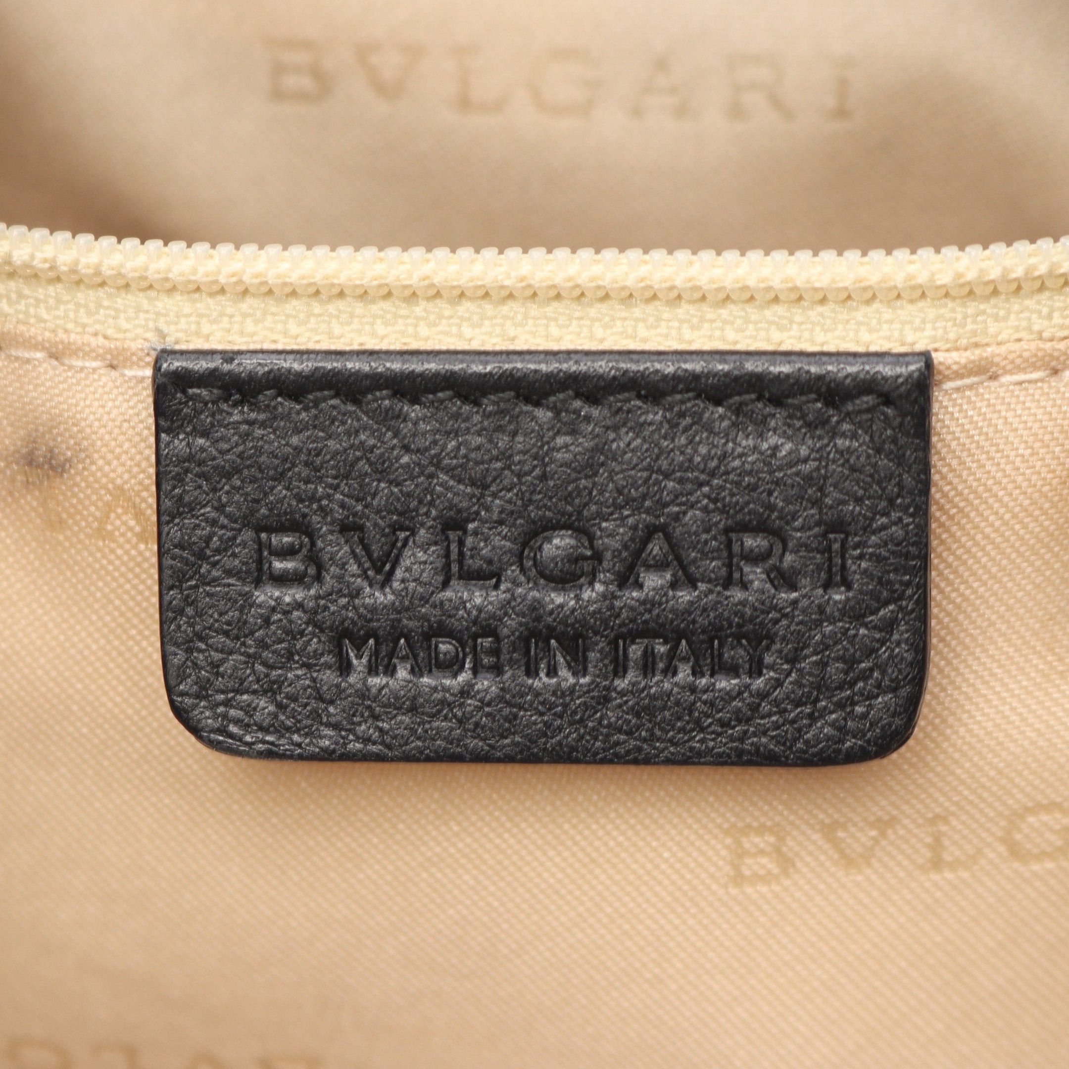 Bvlgari Bvlgari One Shoulder Bag Canvas Leather Black Size ONE SIZE - 4 Thumbnail