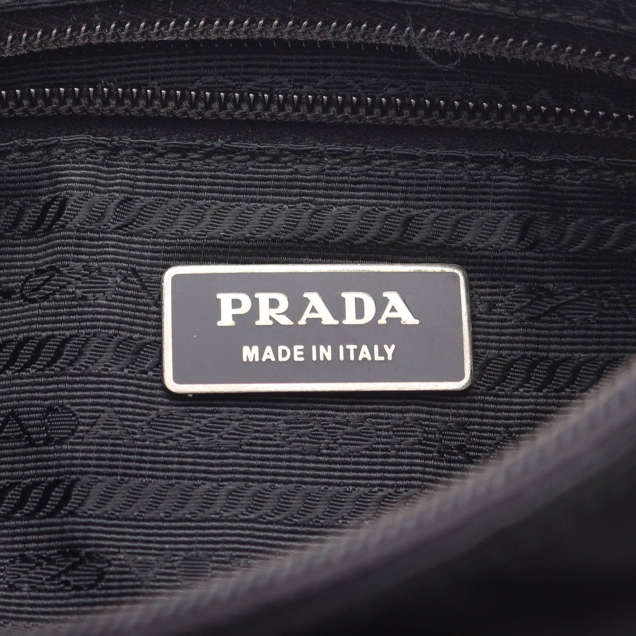 Prada Prada Tessuto Calf Shoulder Bag Nylon Leather Black Size ONE SIZE - 4 Thumbnail