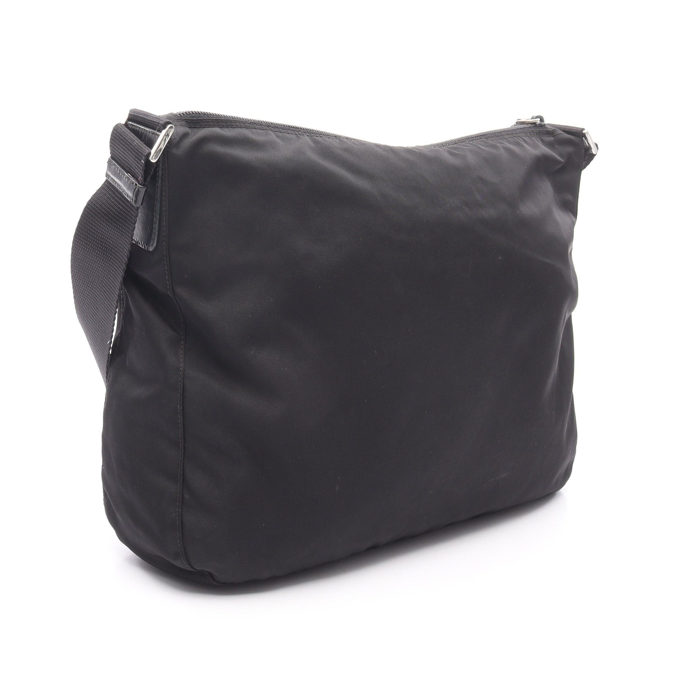 Prada Prada Re-Nylon Shoulder Bag Nylon Leather Black Prada Logo Plate Size ONE SIZE - 2 Thumbnail