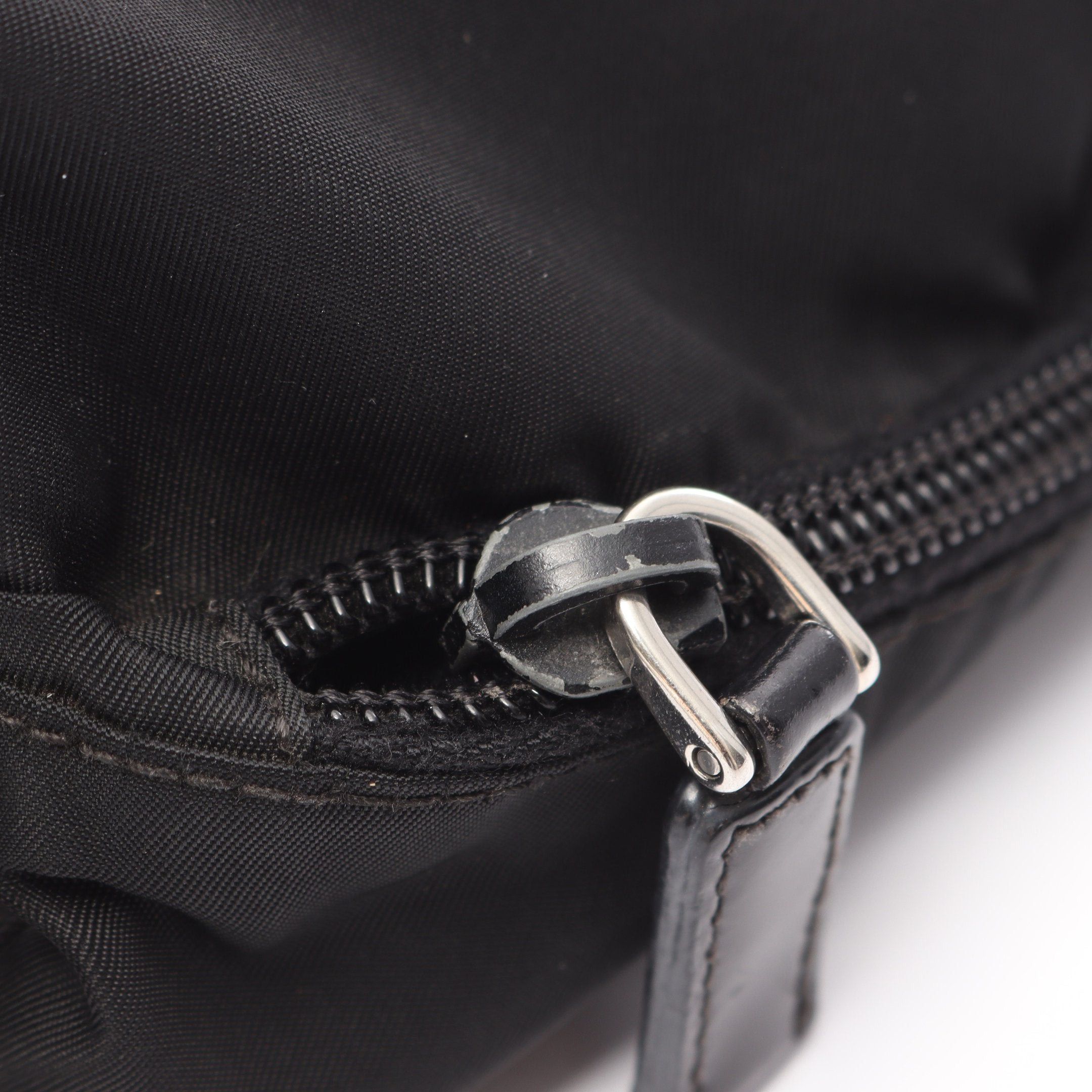 Prada Prada Re-Nylon Shoulder Bag Nylon Leather Black Prada Logo Plate Size ONE SIZE - 5 Thumbnail