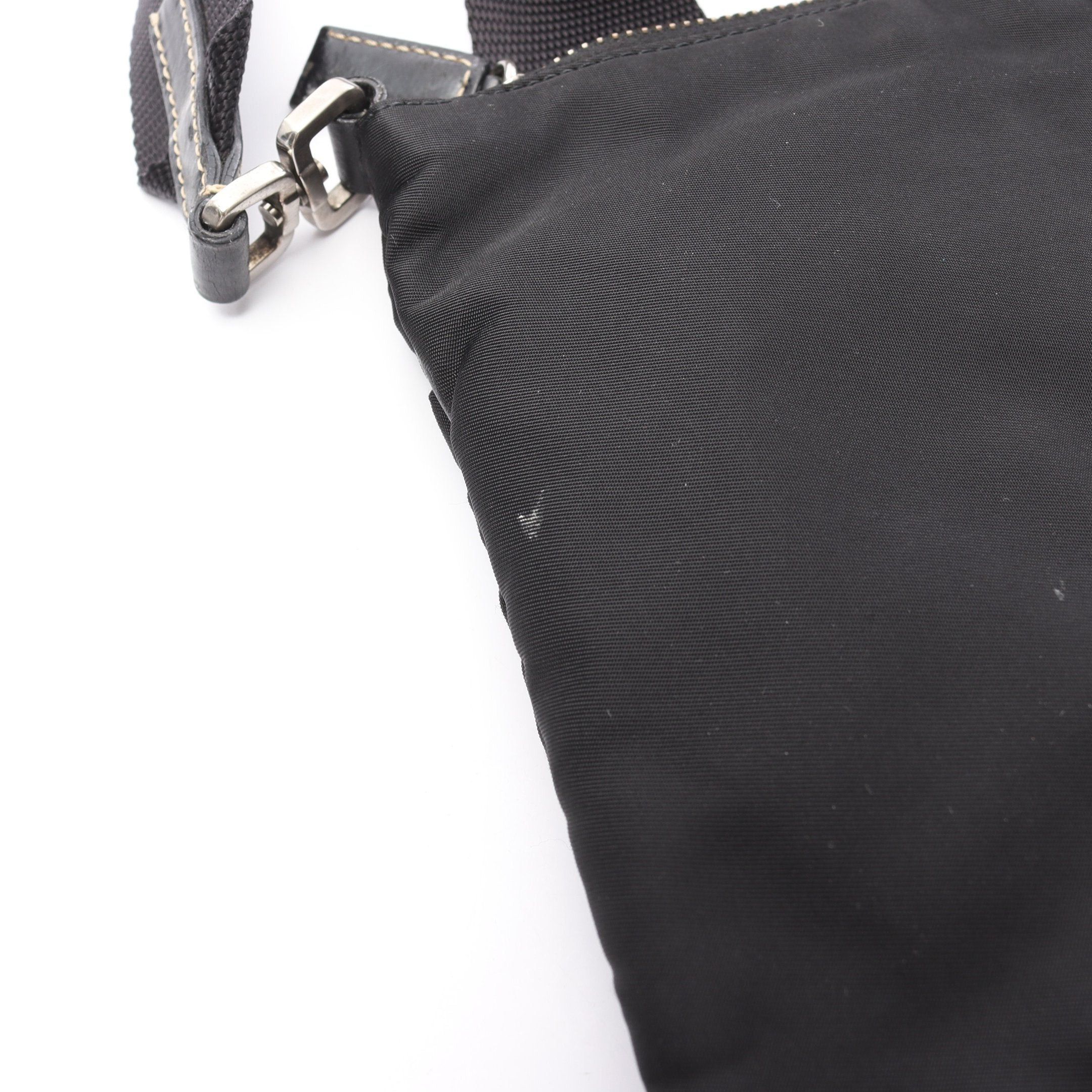 Prada Prada Shoulder Bag Nylon Leather Black Prada Logo Plate Size ONE SIZE - 11 Thumbnail