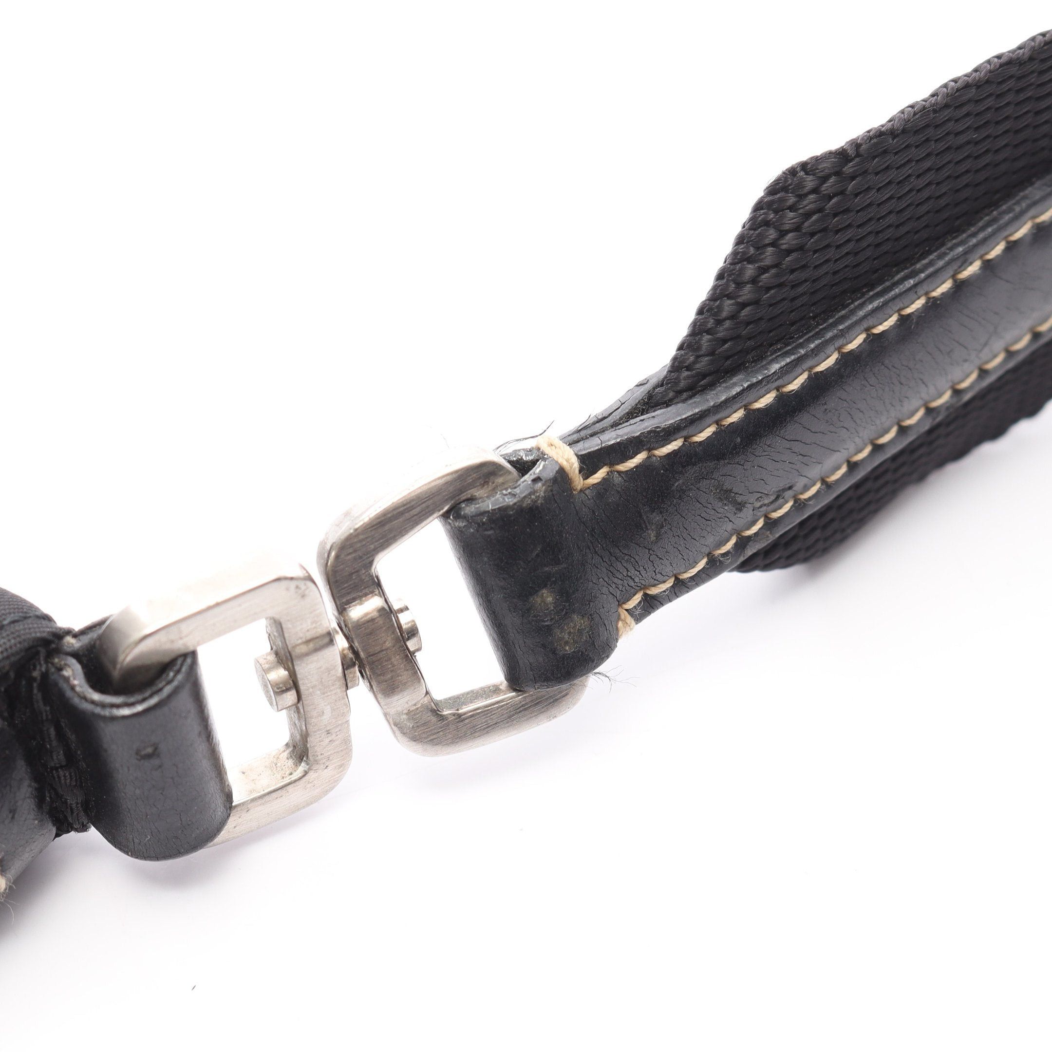 Prada Prada Shoulder Bag Nylon Leather Black Prada Logo Plate Size ONE SIZE - 13 Thumbnail