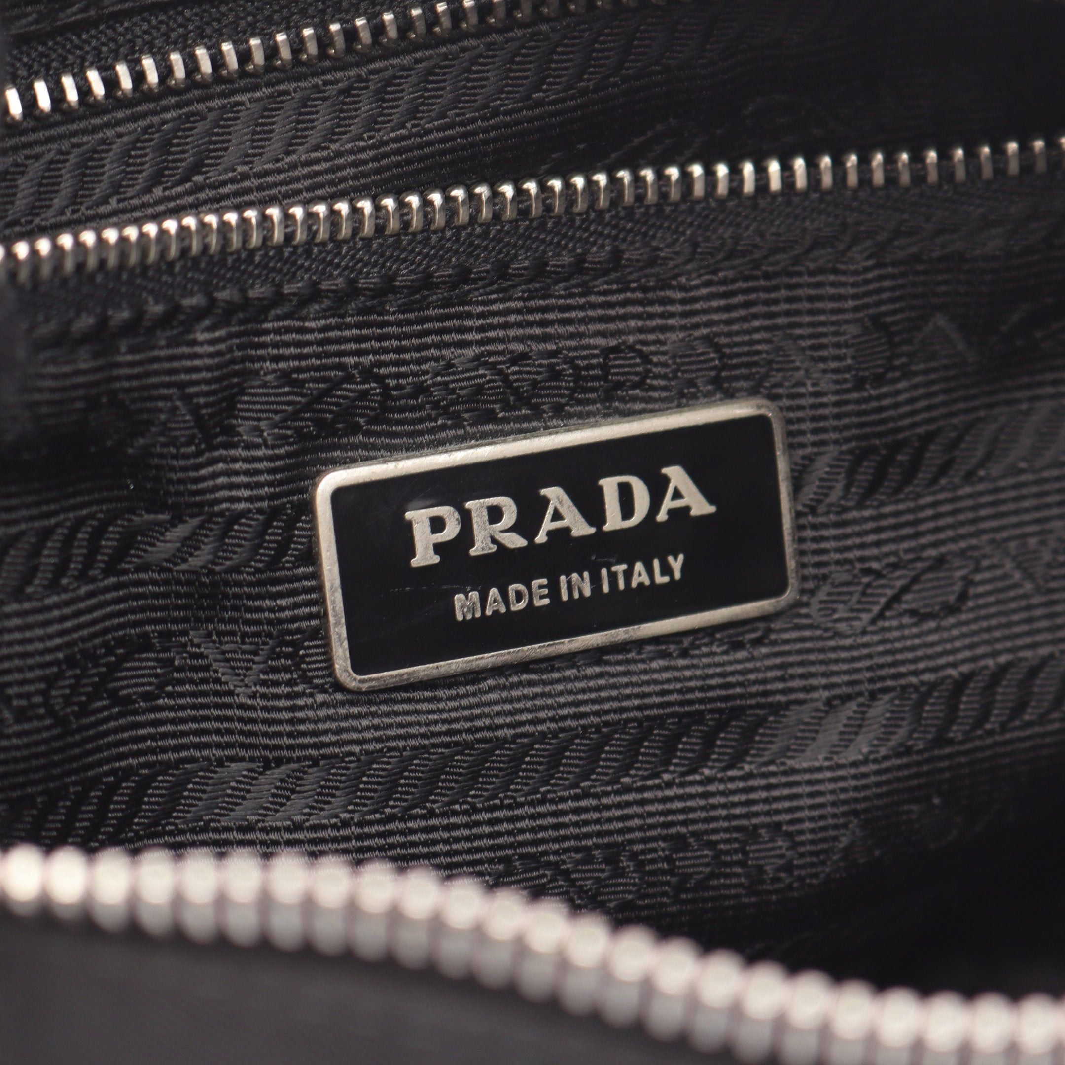 Prada Prada Shoulder Bag Nylon Leather Black Prada Logo Plate Size ONE SIZE - 4 Thumbnail
