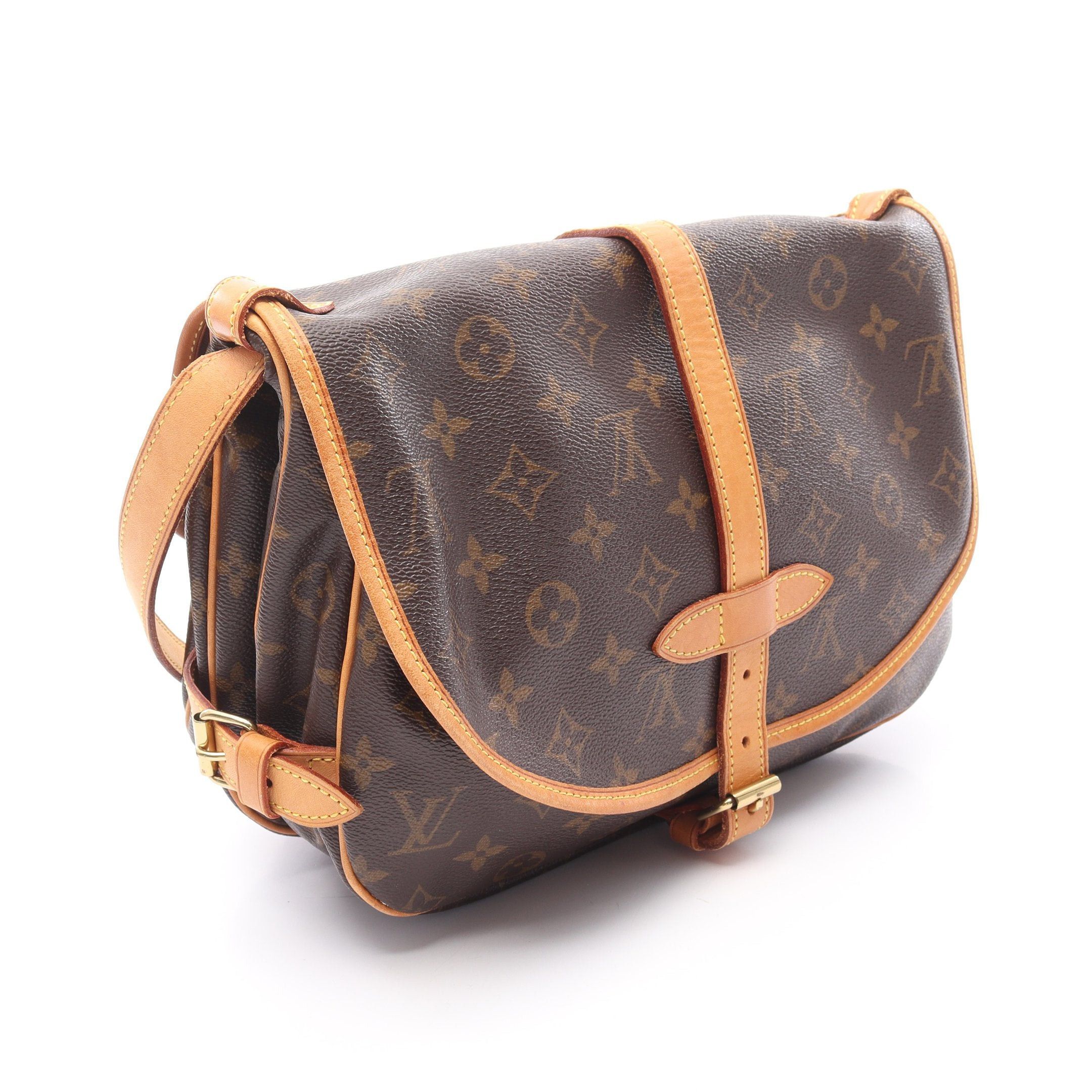 Louis Vuitton Louis Vuitton Saumur 30 Monogram Shoulder Bag Leather Brown Size ONE SIZE - 2 Thumbnail