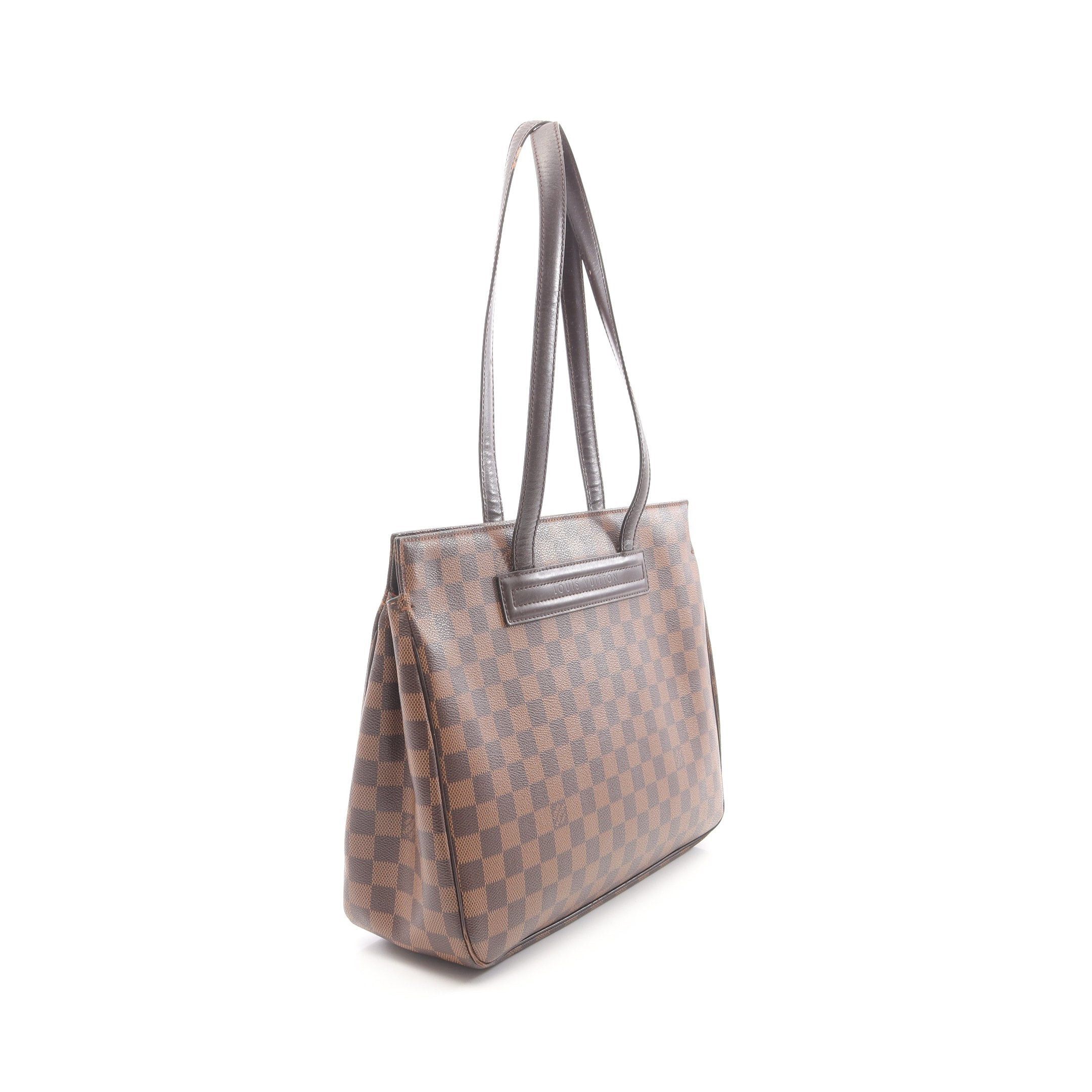 Louis Vuitton Louis Vuitton Parioli Pm Damier Ebene Shoulder Bag Tote Leather Brown Size ONE SIZE - 2 Thumbnail