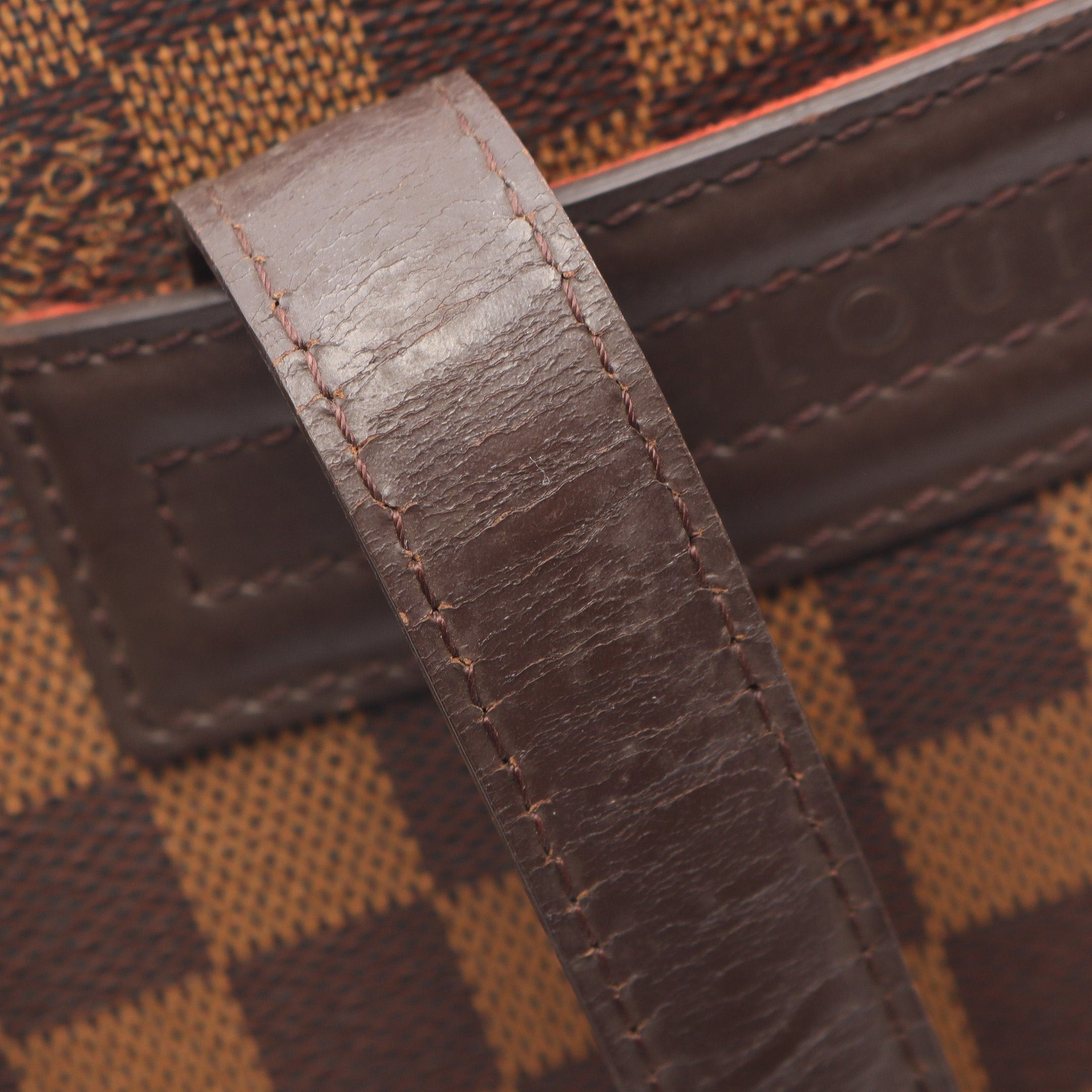 Louis Vuitton Louis Vuitton Parioli Pm Damier Ebene Shoulder Bag Tote Leather Brown Size ONE SIZE - 8 Thumbnail