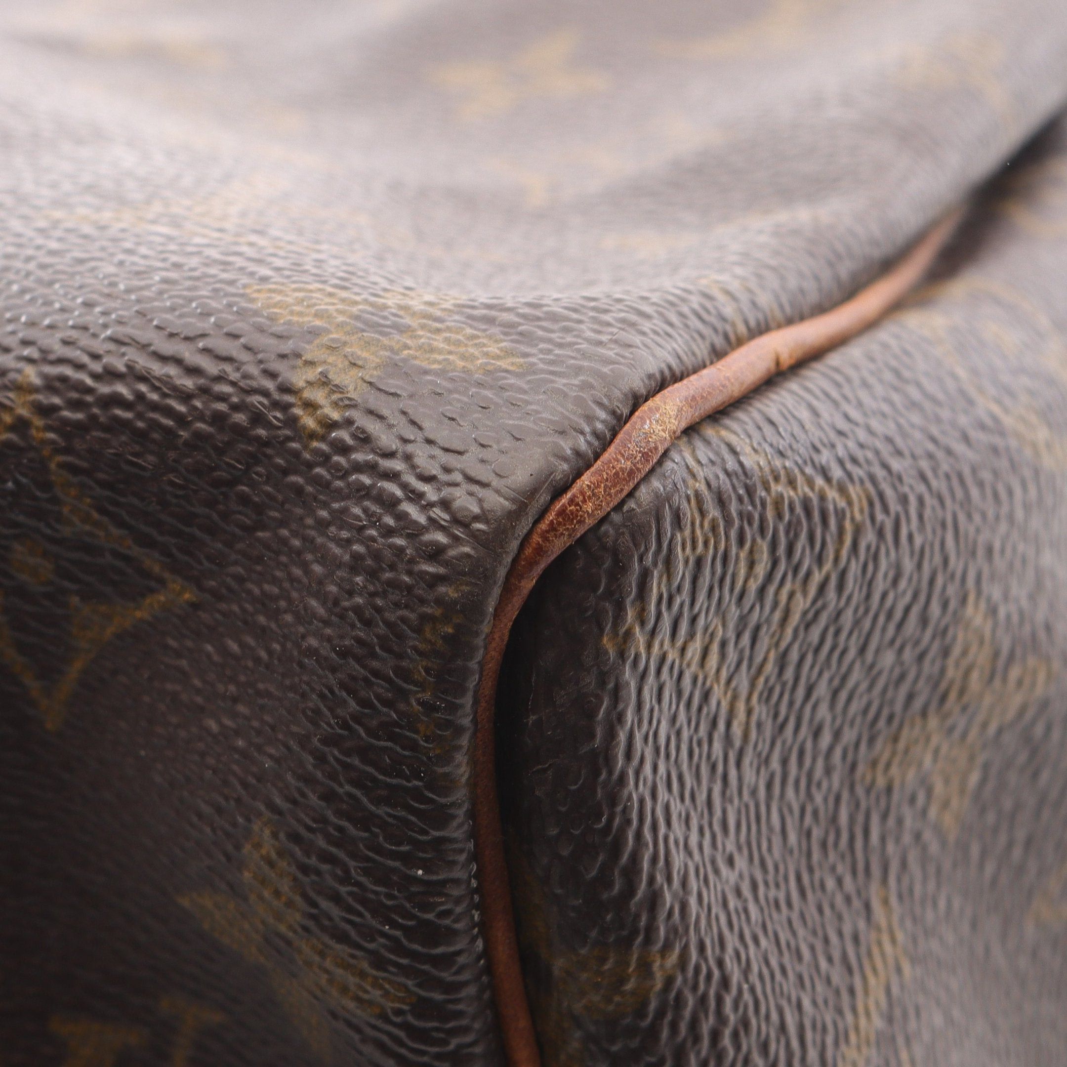 Louis Vuitton Louis Vuitton Speedy 30 Monogram Handbag Leather Brown Size ONE SIZE - 10 Thumbnail