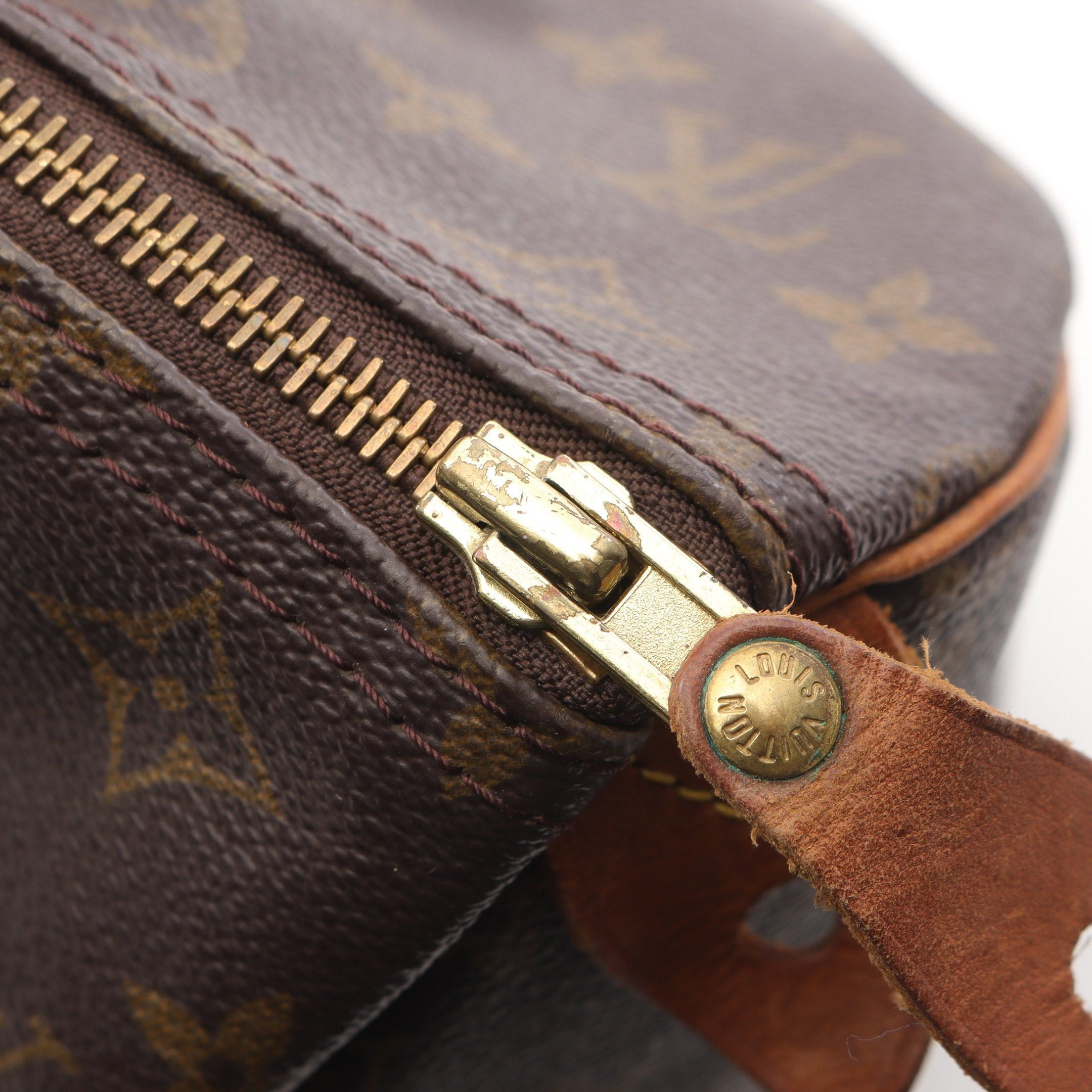 Louis Vuitton Louis Vuitton Speedy 30 Monogram Handbag Leather Brown Size ONE SIZE - 7 Thumbnail