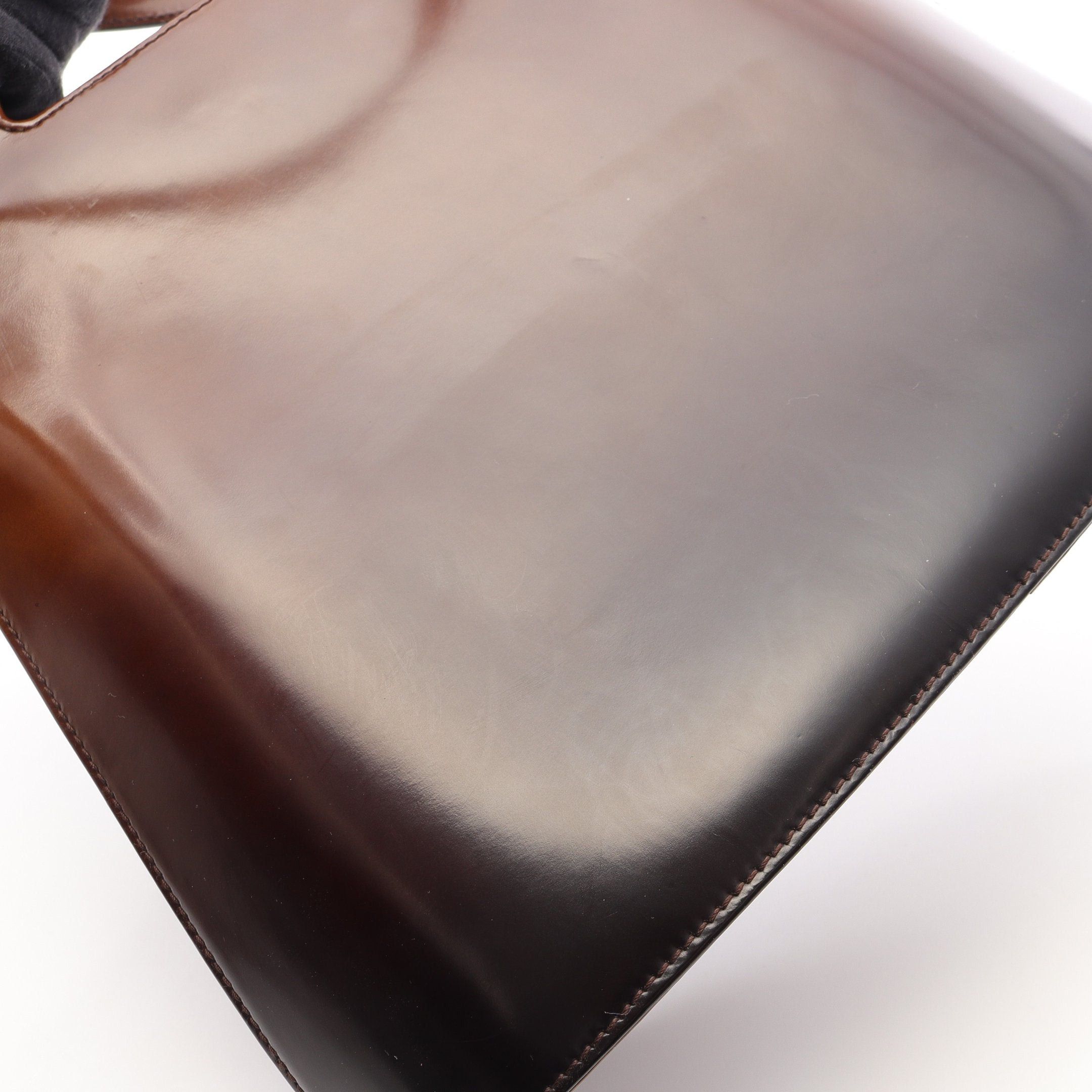 Salvatore Ferragamo Salvatore Ferragamo Handbag Leather Brown Size ONE SIZE - 10 Thumbnail