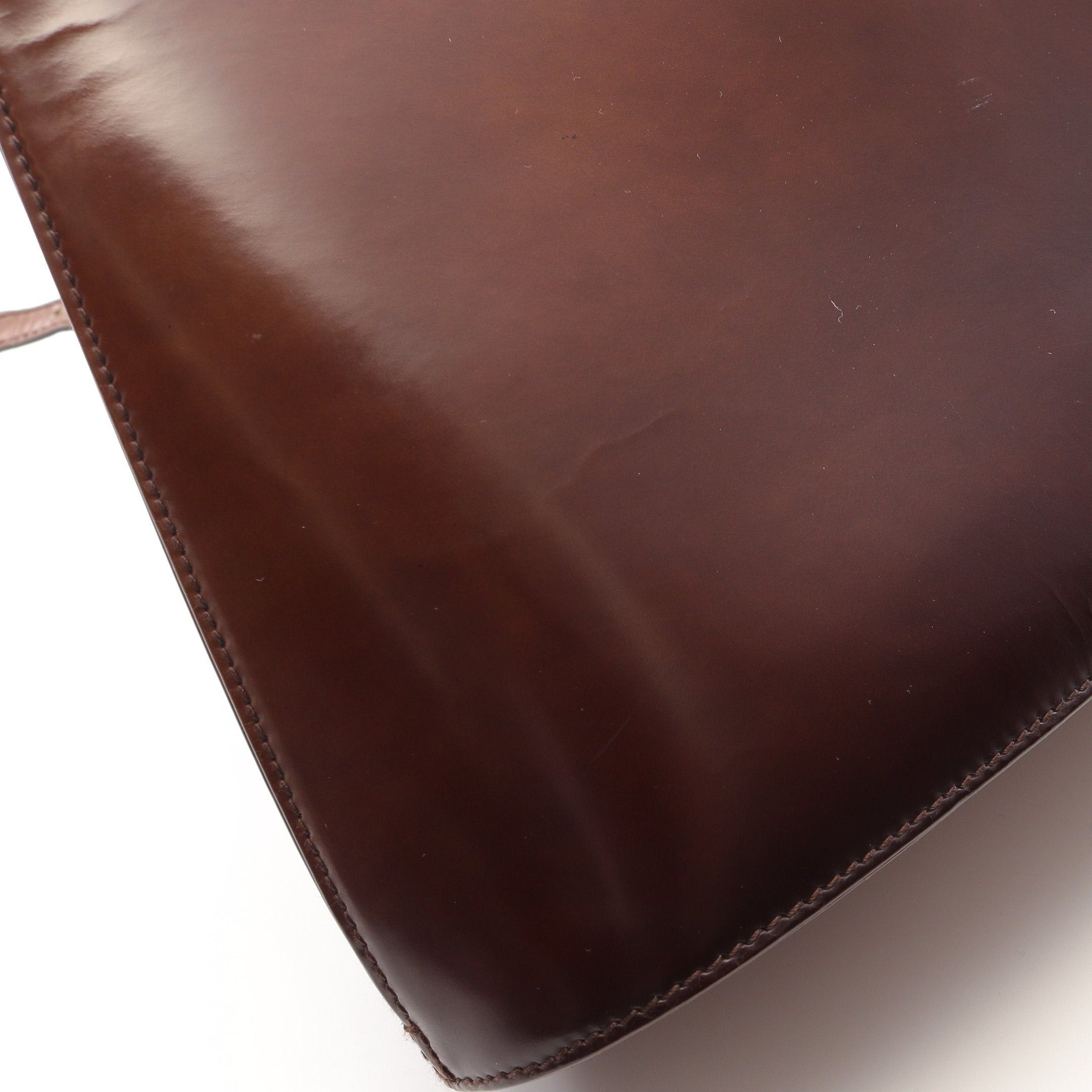 Salvatore Ferragamo Salvatore Ferragamo Handbag Leather Brown Size ONE SIZE - 9 Thumbnail