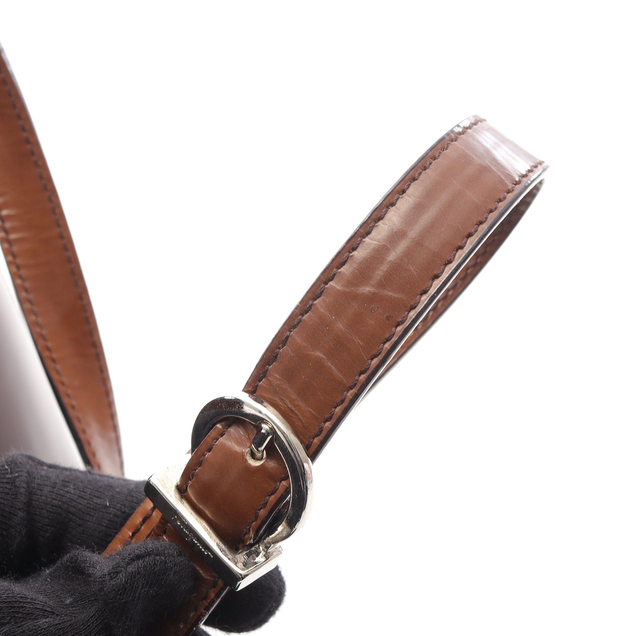 Salvatore Ferragamo Salvatore Ferragamo Handbag Leather Brown Size ONE SIZE - 5 Thumbnail