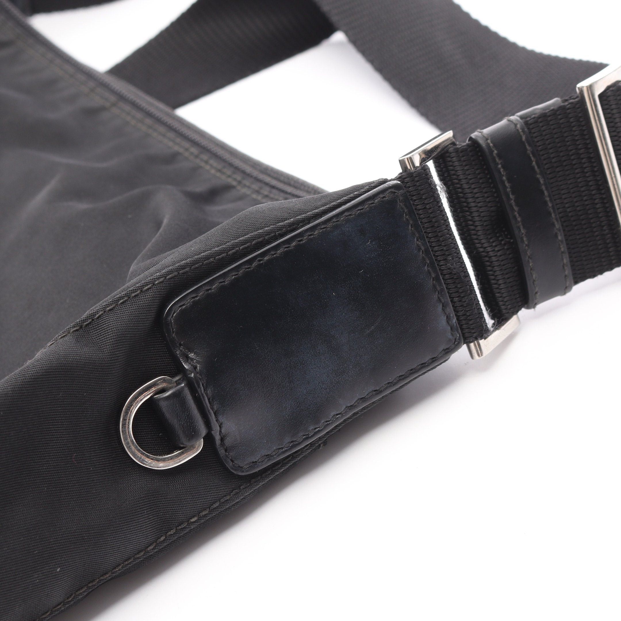Prada Prada Re-Nylon Shoulder Bag Nylon Leather Black Size ONE SIZE - 5 Thumbnail