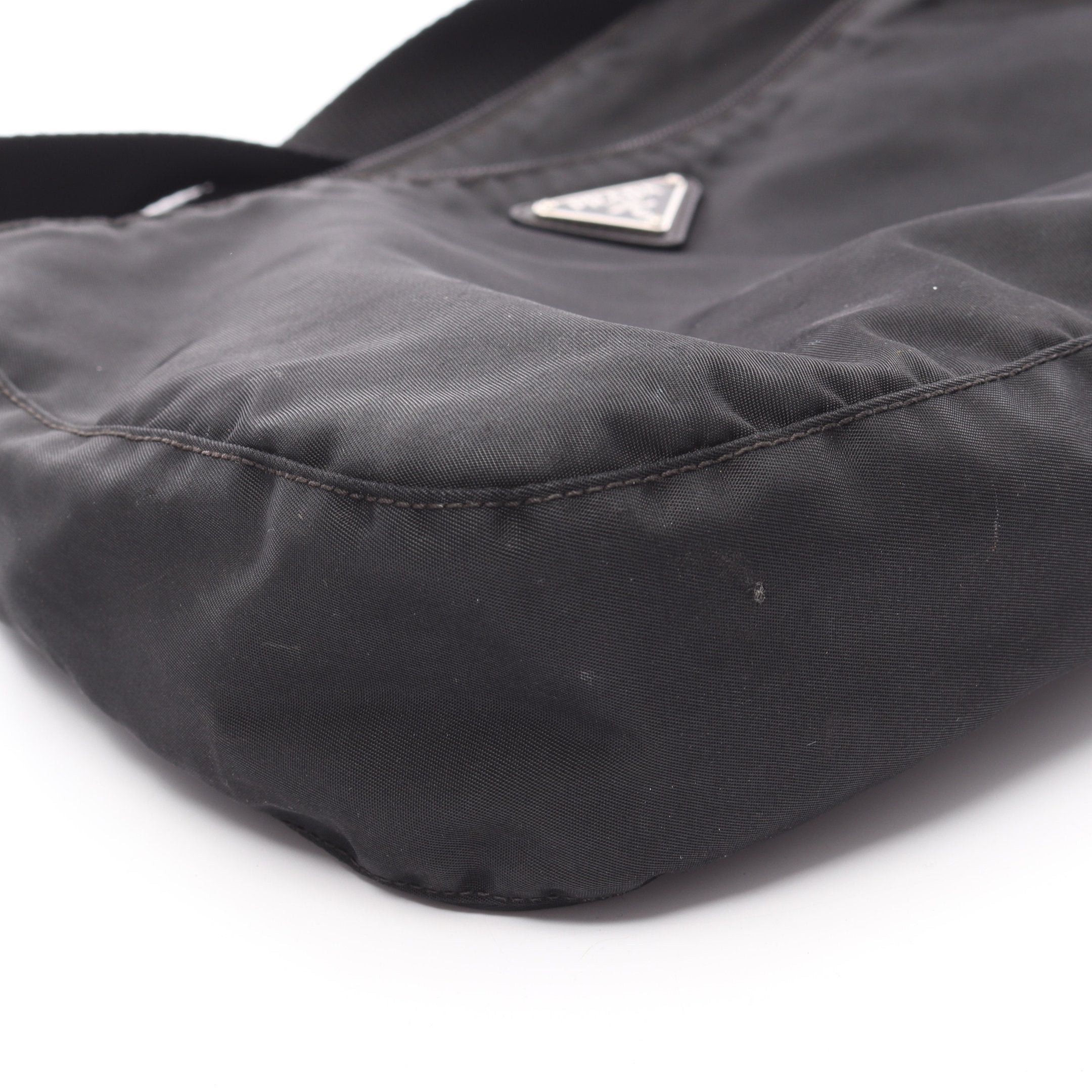Prada Prada Re-Nylon Shoulder Bag Nylon Leather Black Size ONE SIZE - 6 Thumbnail