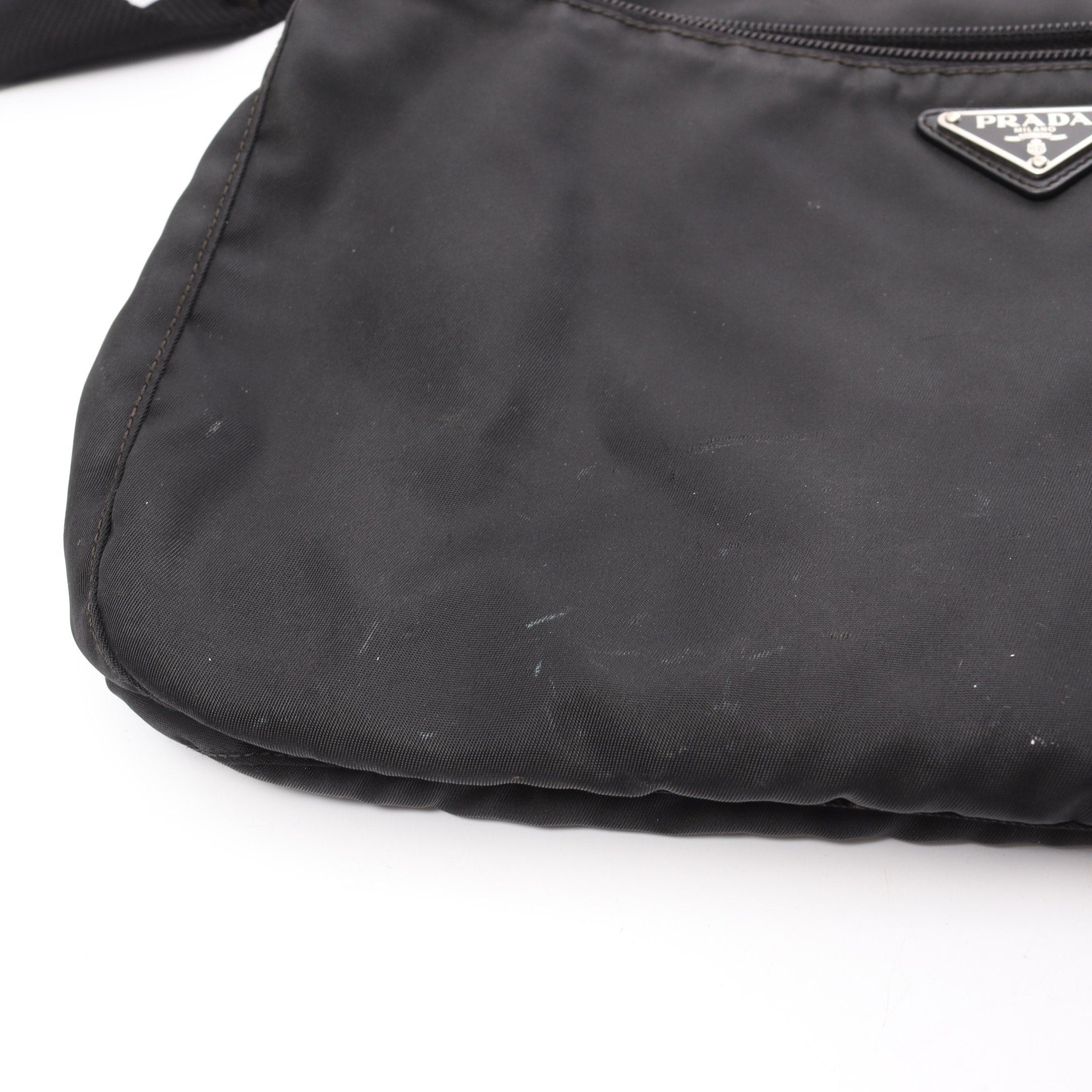 Prada Prada Re-Nylon Shoulder Bag Nylon Leather Black Size ONE SIZE - 10 Thumbnail
