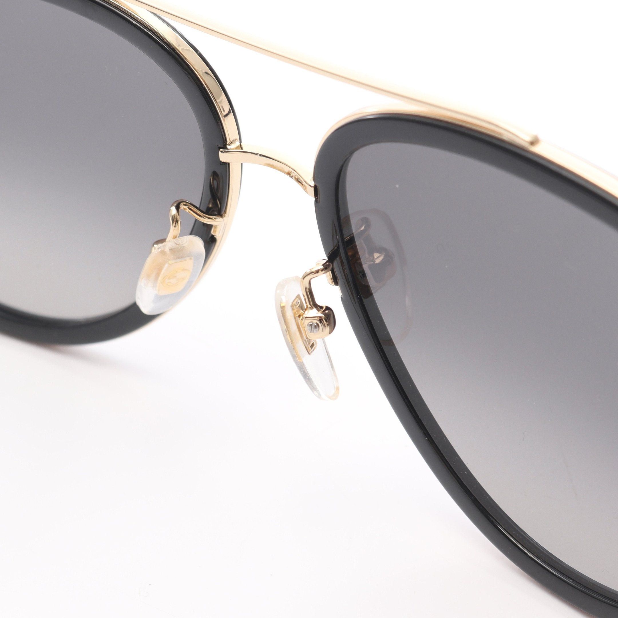 Gucci Gucci Sunglasses Gp Black Gold Size ONE SIZE - 6 Thumbnail