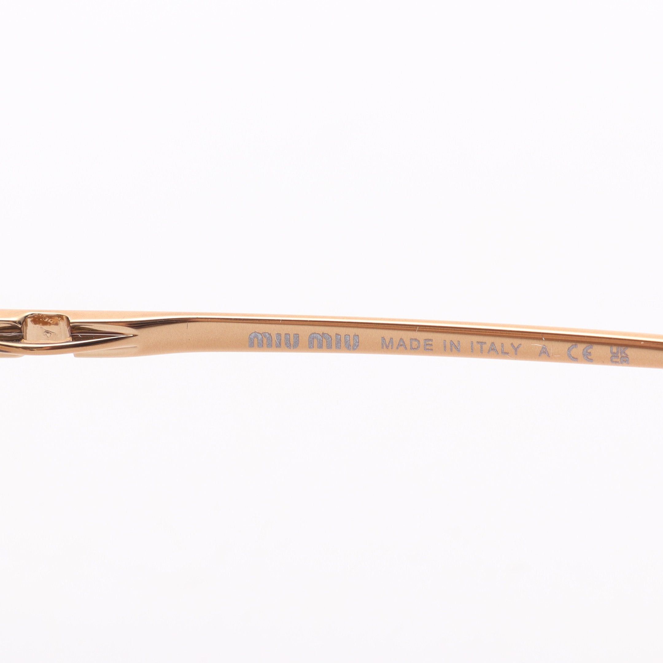 Miu Miu Miu Miu Sunglasses Gp Brown Gold Size ONE SIZE - 4 Thumbnail