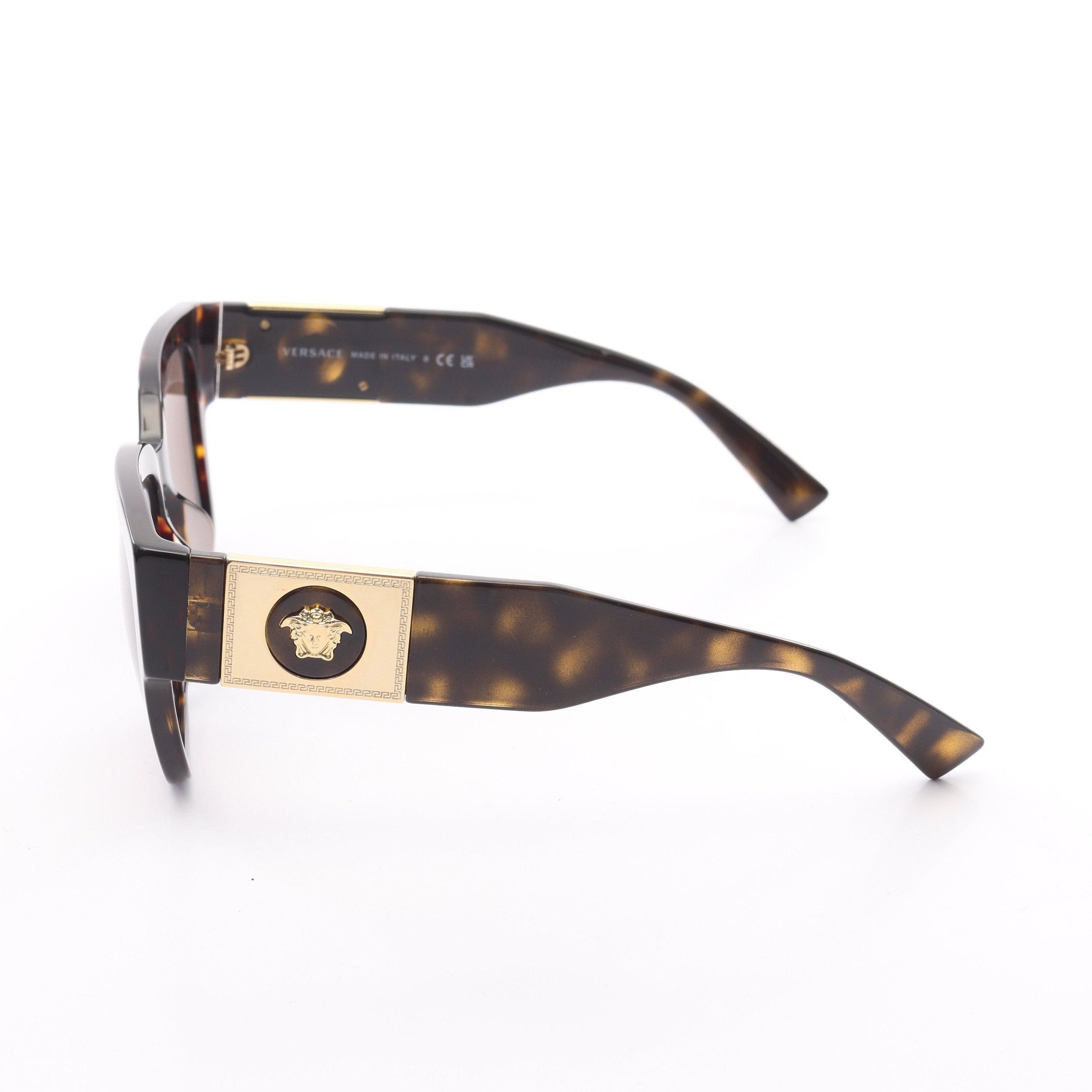 Versace Versace Medusa Sunglasses Black Brown Size ONE SIZE - 3 Thumbnail