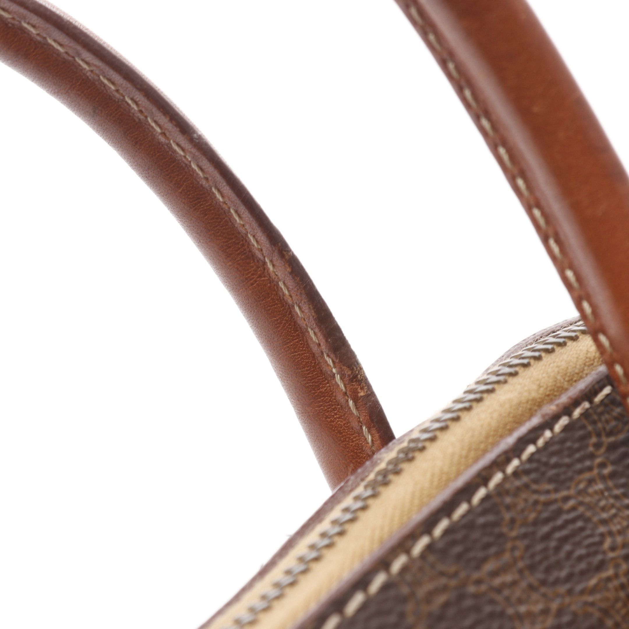 Celine Celine Macadam Handbag Leather Brown Dark Size ONE SIZE - 8 Thumbnail