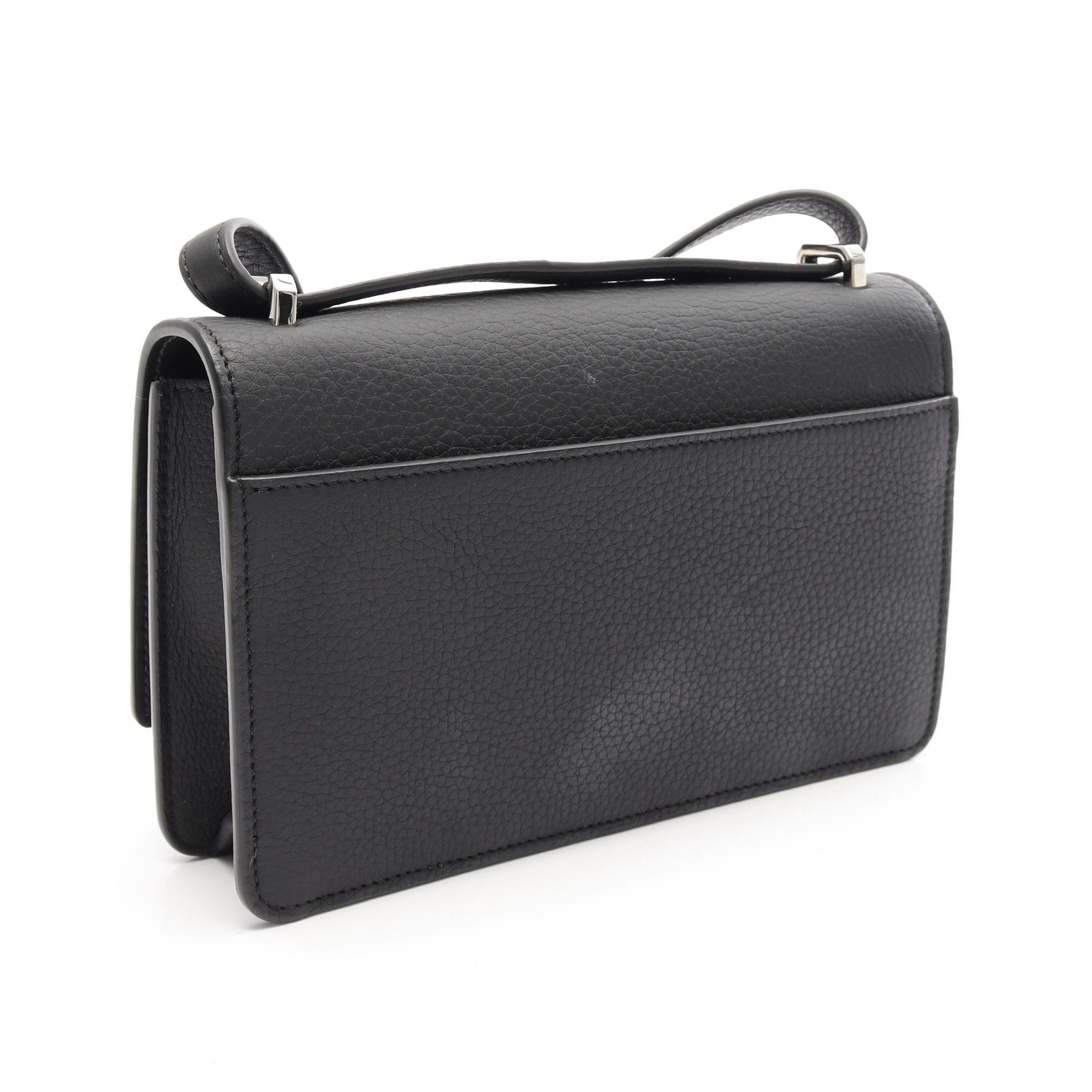 Burberry Burberry Tb Shoulder Bag Leather Black Size ONE SIZE - 2 Thumbnail